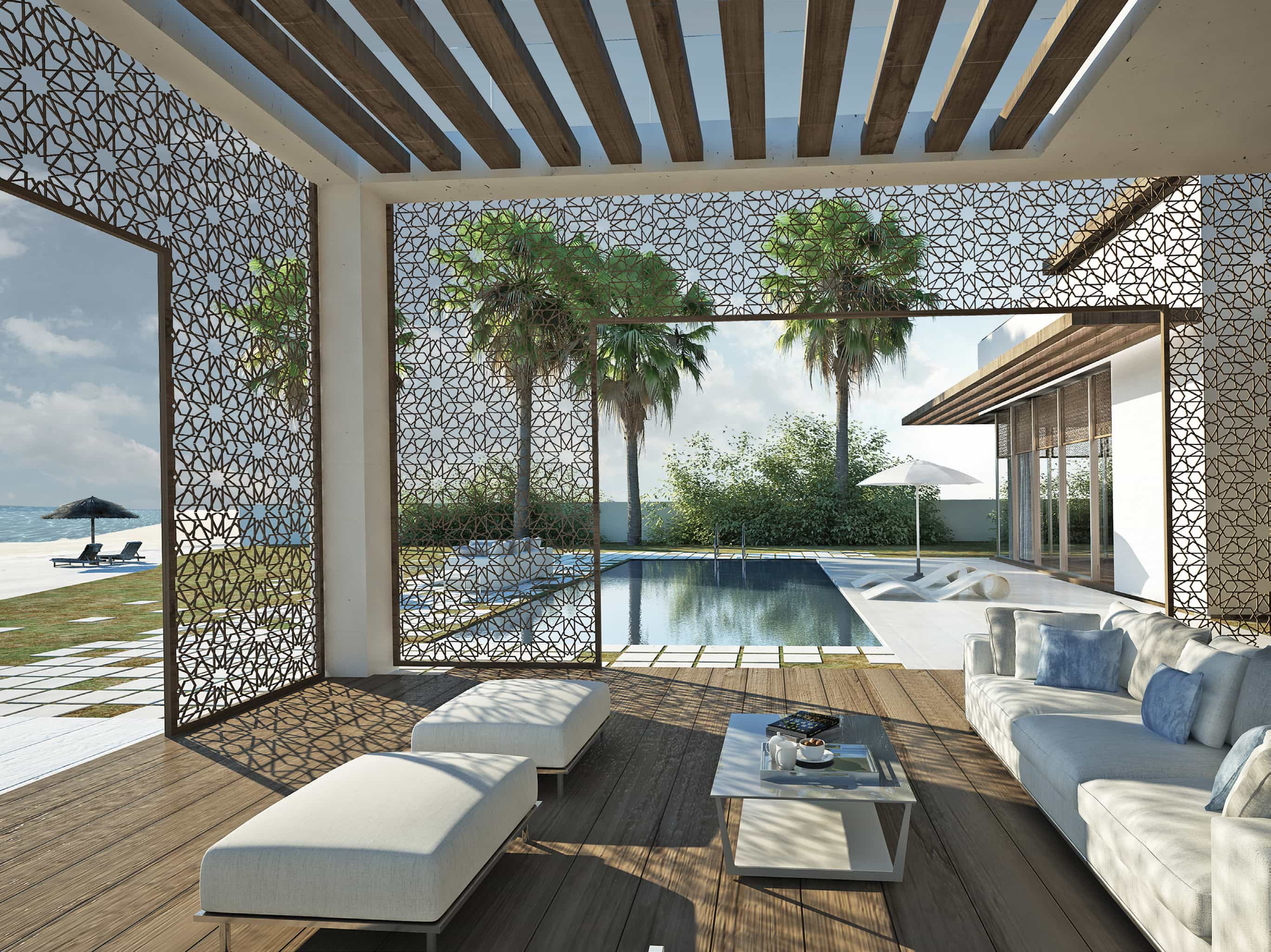 Nudra - Living Room Interior | IMKAN Properties