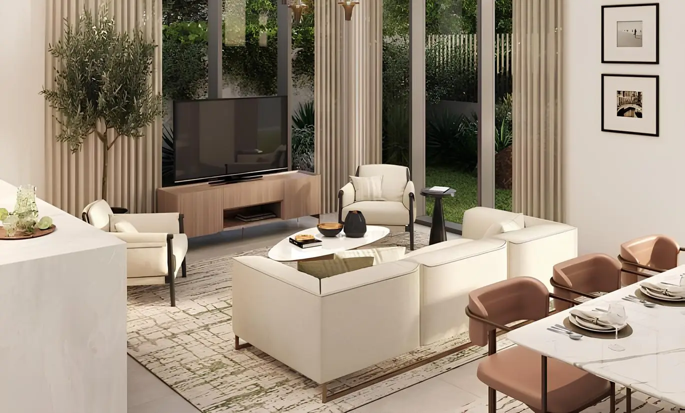 Mudon Al Ranim - Living Room Interior | Dubai Properties
