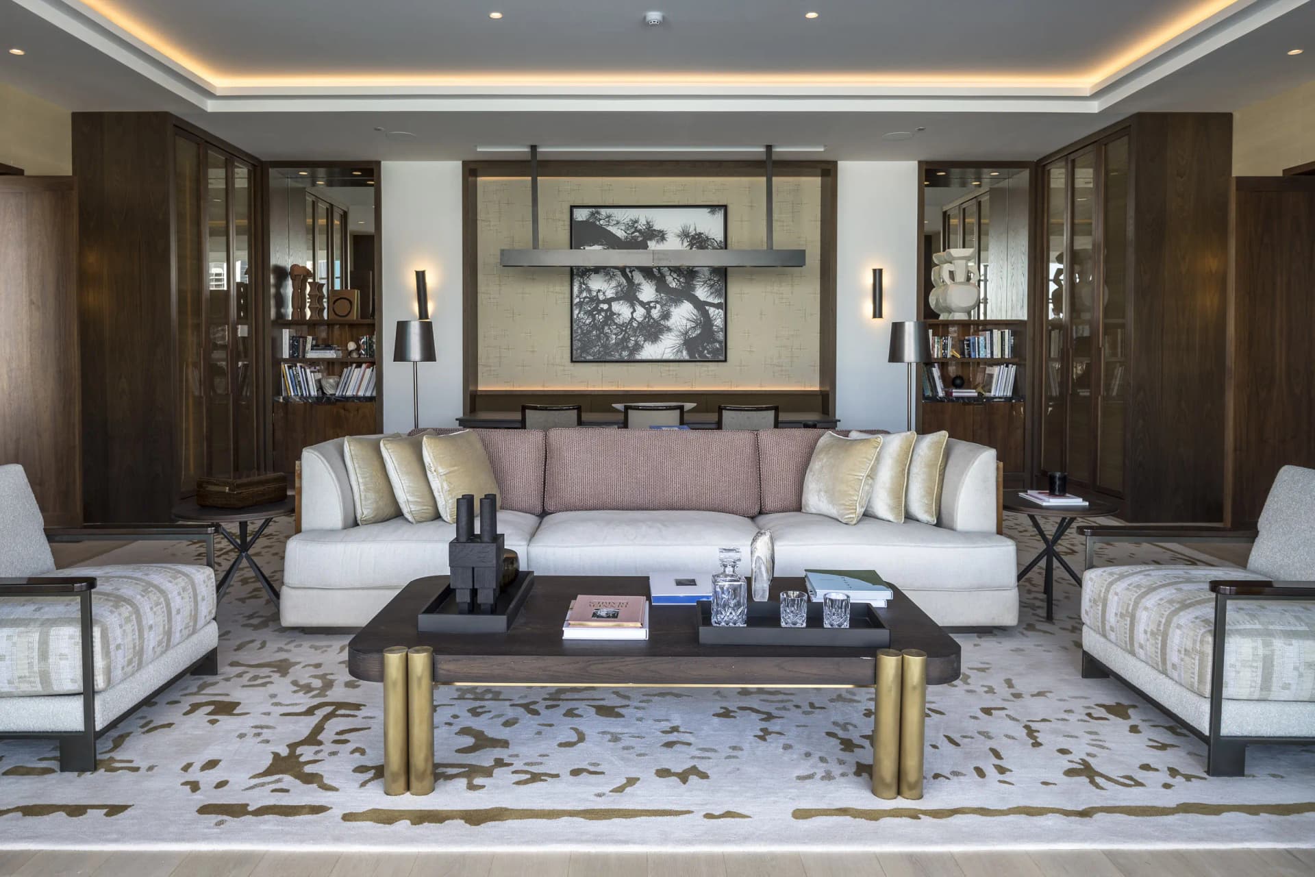 The Lana Residences - Living Room Interior | Omniyat Properties