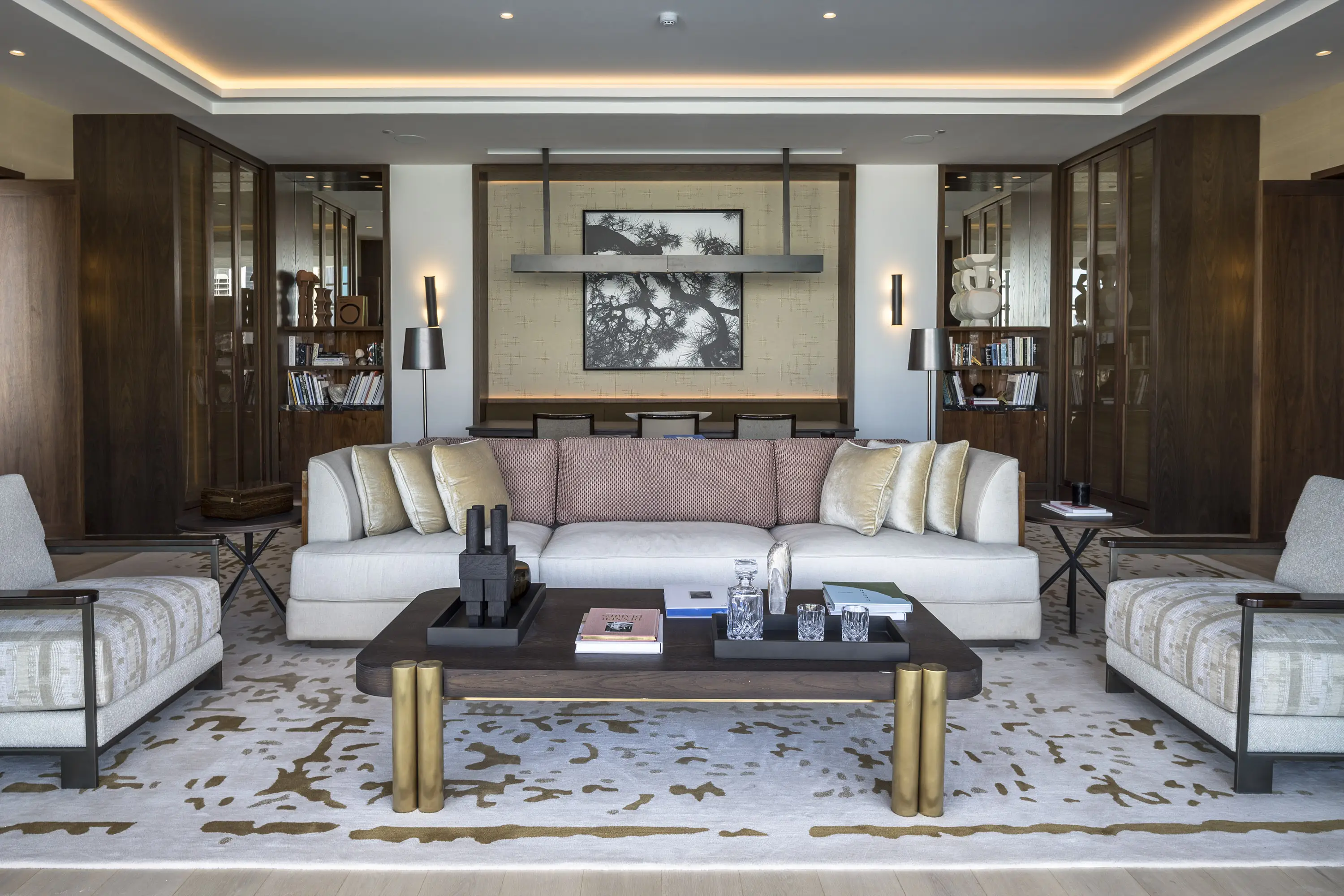 The Lana Residences - Living Room Interior | Omniyat Properties
