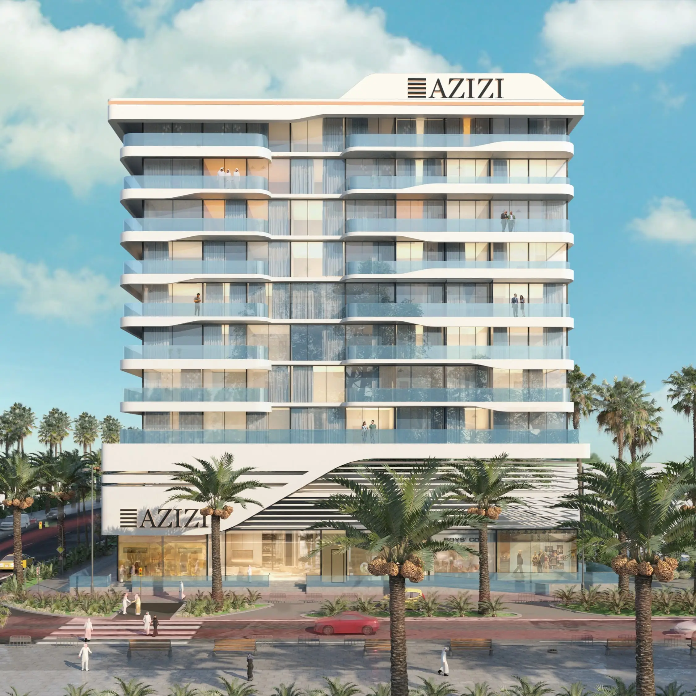 Azizi Raffi - Exterior Facade | Azizi Developments