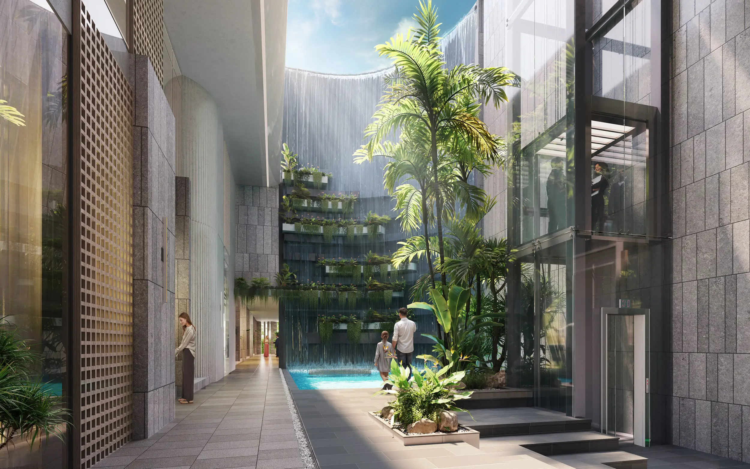Côtier House - Lobby Interior | Imtiaz Developments