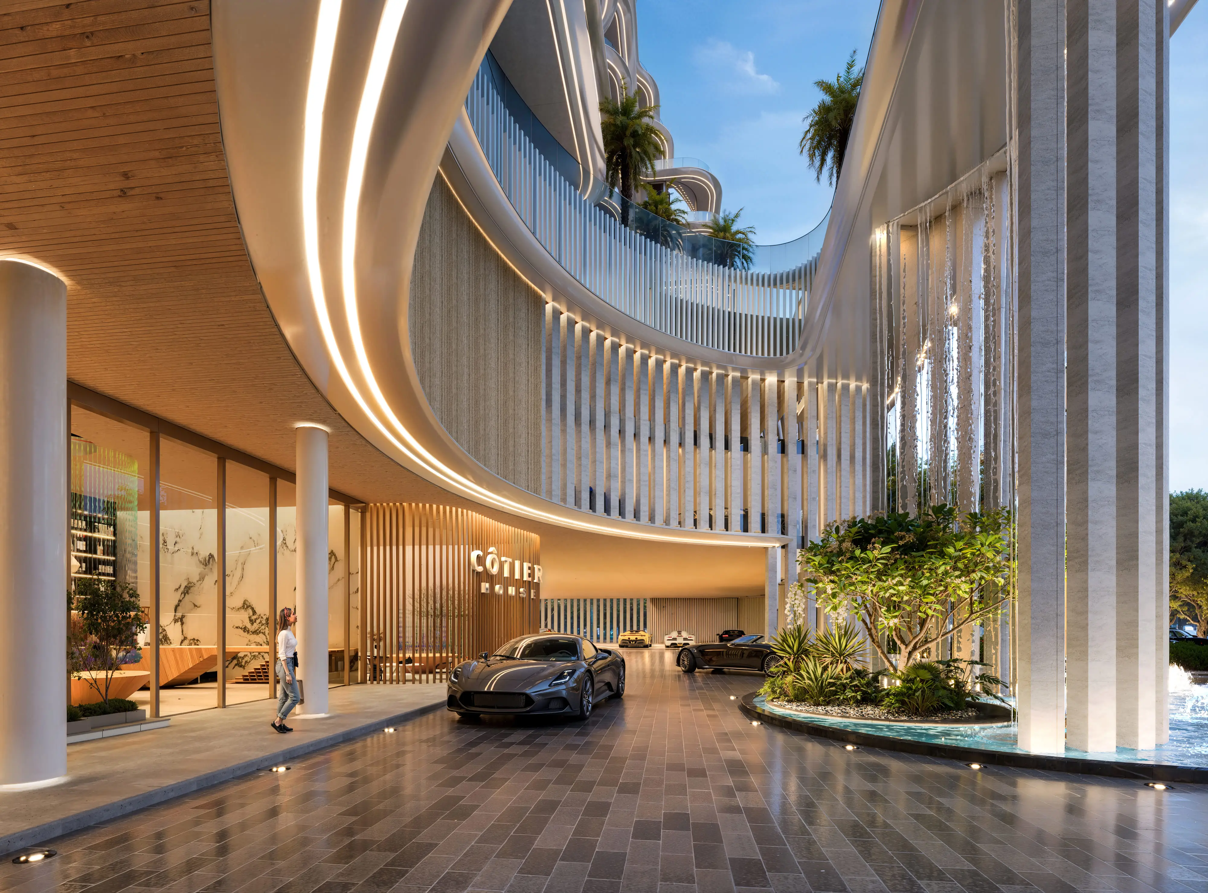 Côtier House - Lobby Interior | Imtiaz Developments
