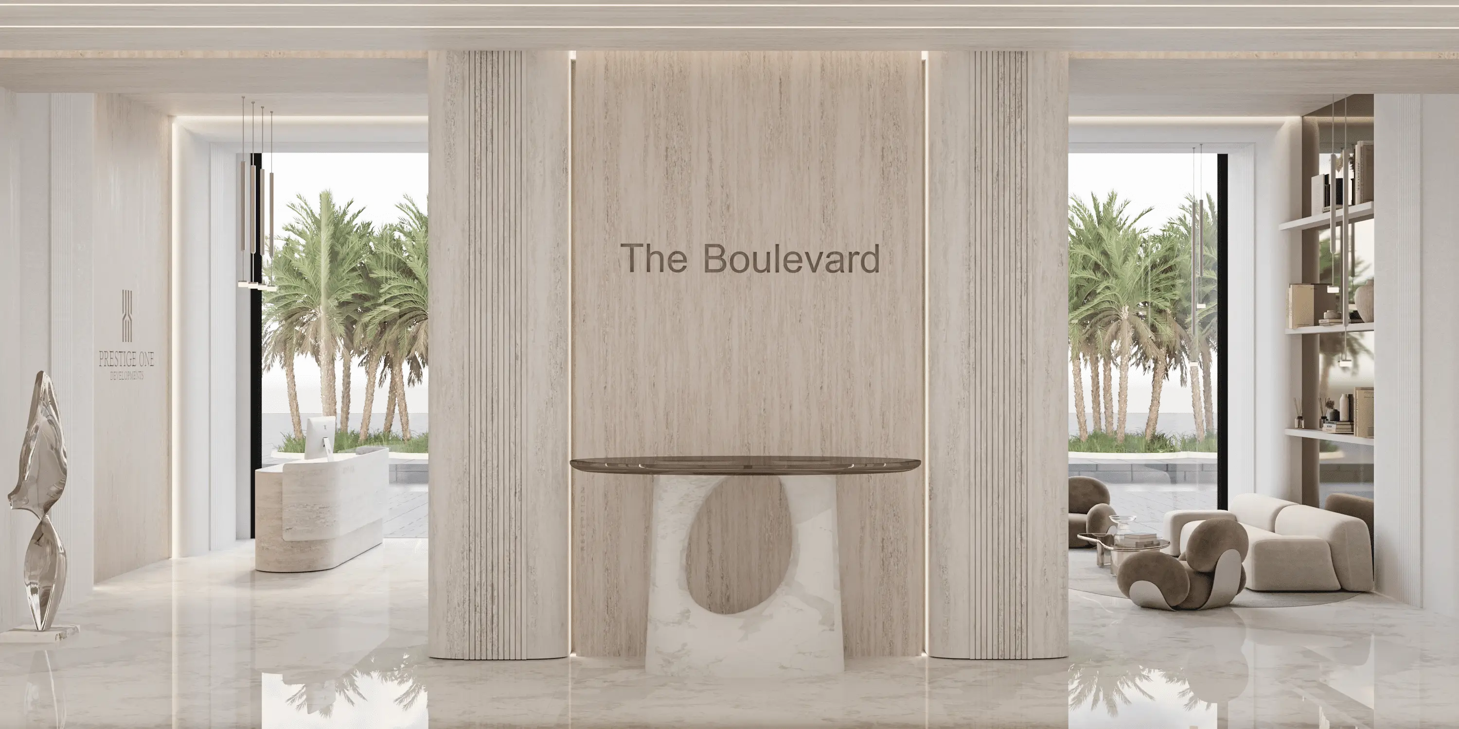 The Boulevard - Lobby Interior | Prestige One