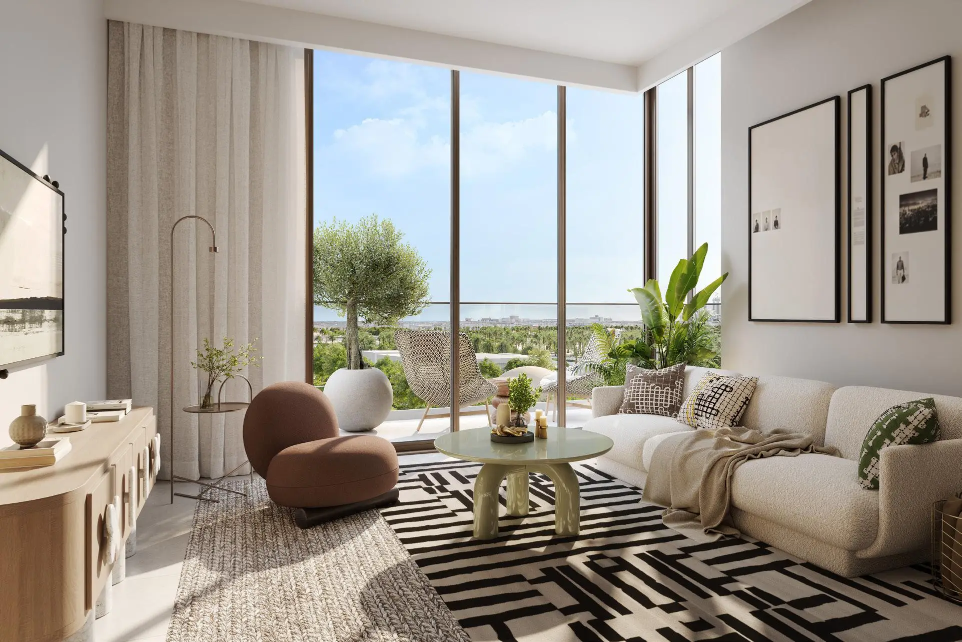 Hillsedge - Living Room Interior | Emaar Properties