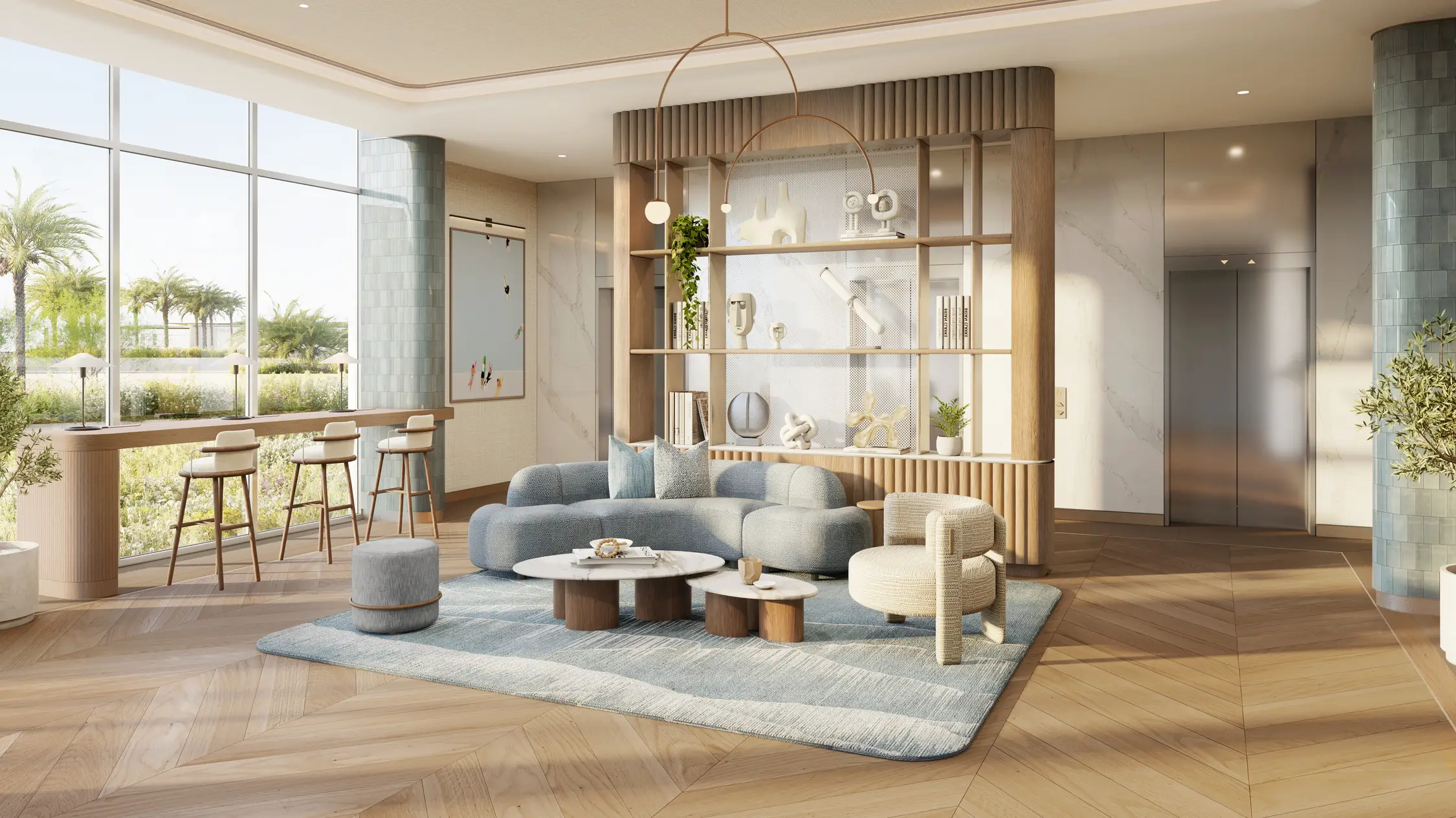 Bay Grove Residences - Phase 2 - Lobby Interior | Nakheel Properties