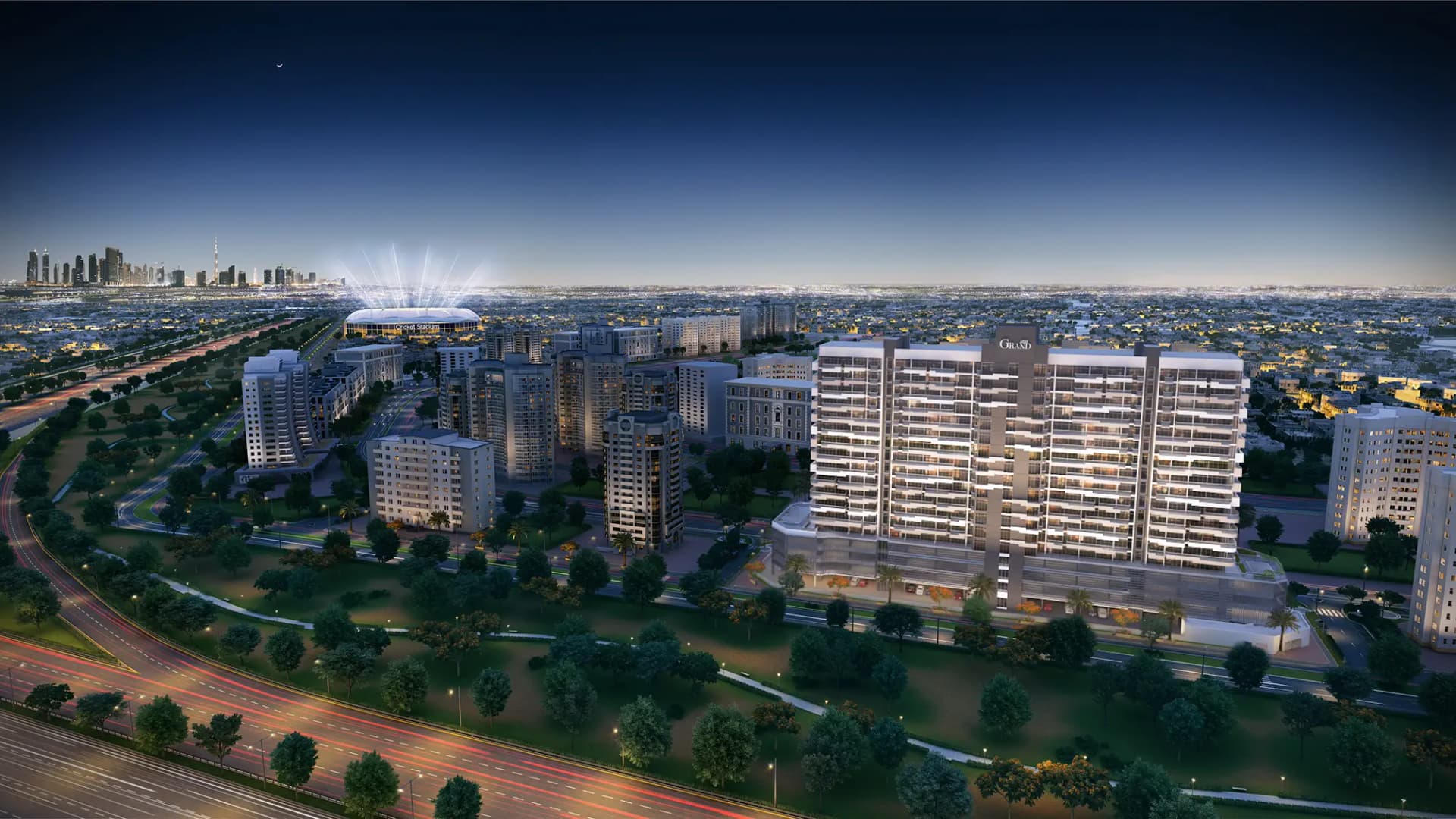 Azizi Grand - Exterior Facade | Azizi Developments