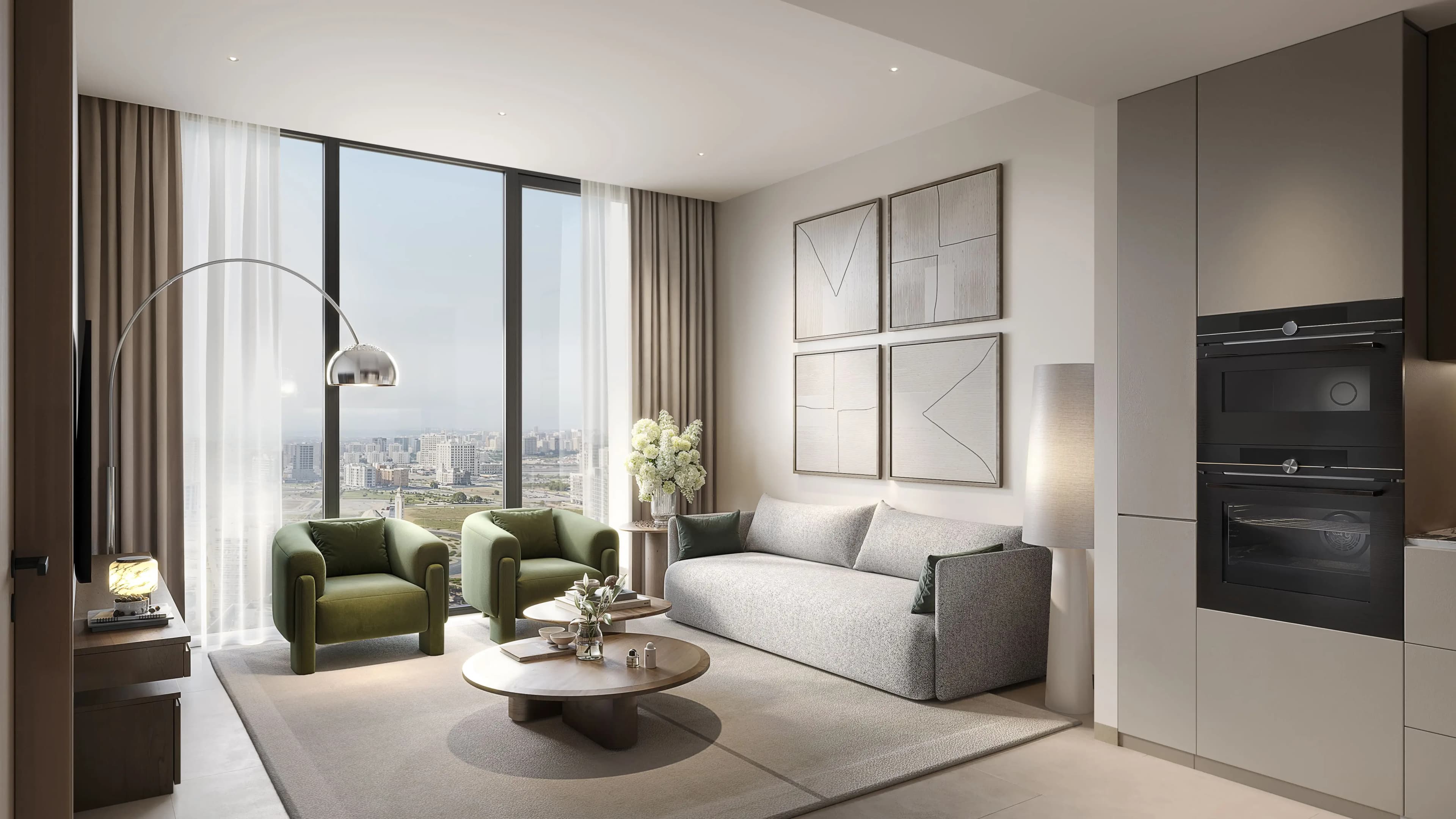 VERDAN1A 1 - Living Room Interior | Object One Real Estate Development