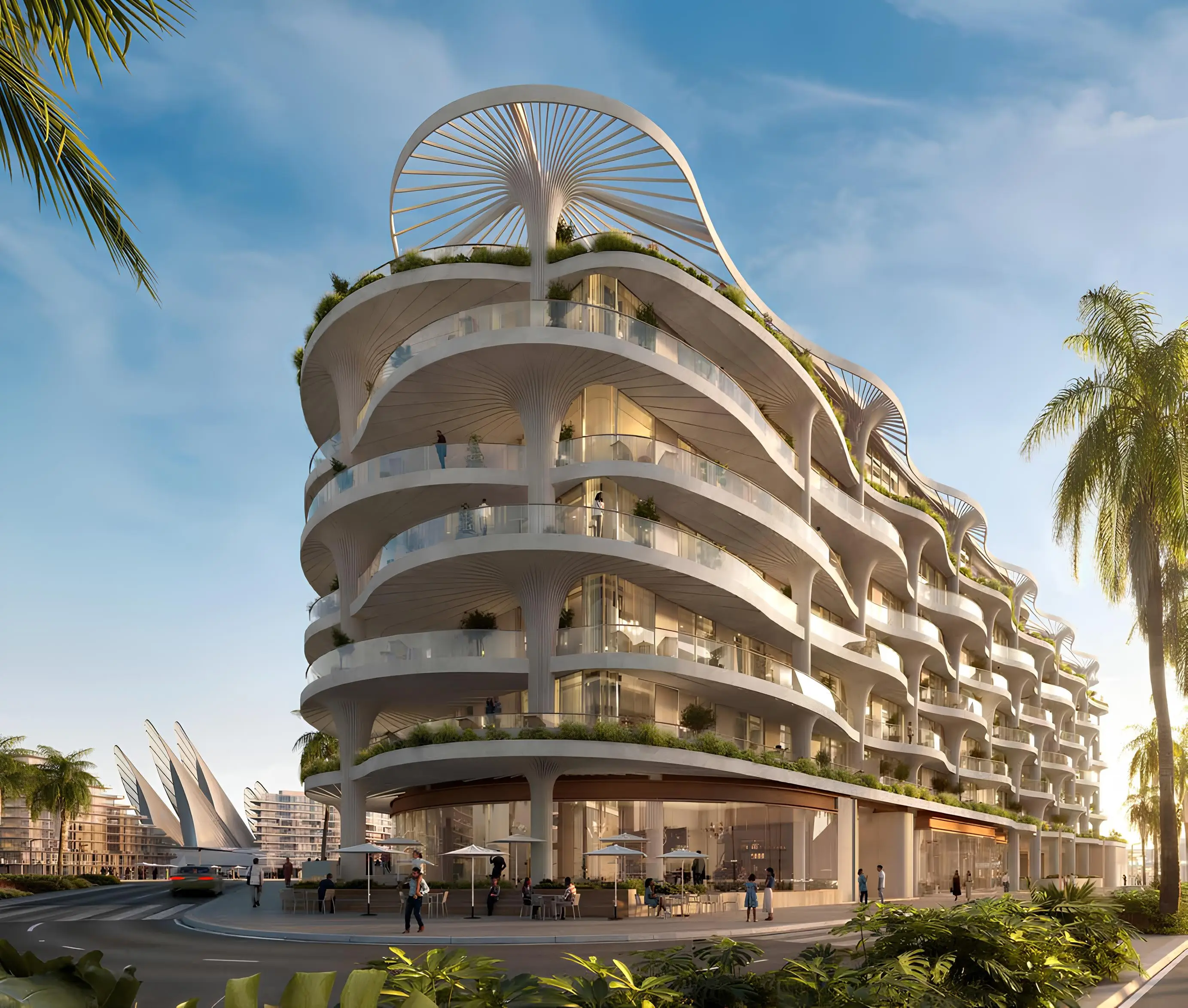 Mamsha Palm - Exterior Facade | Aldar Properties