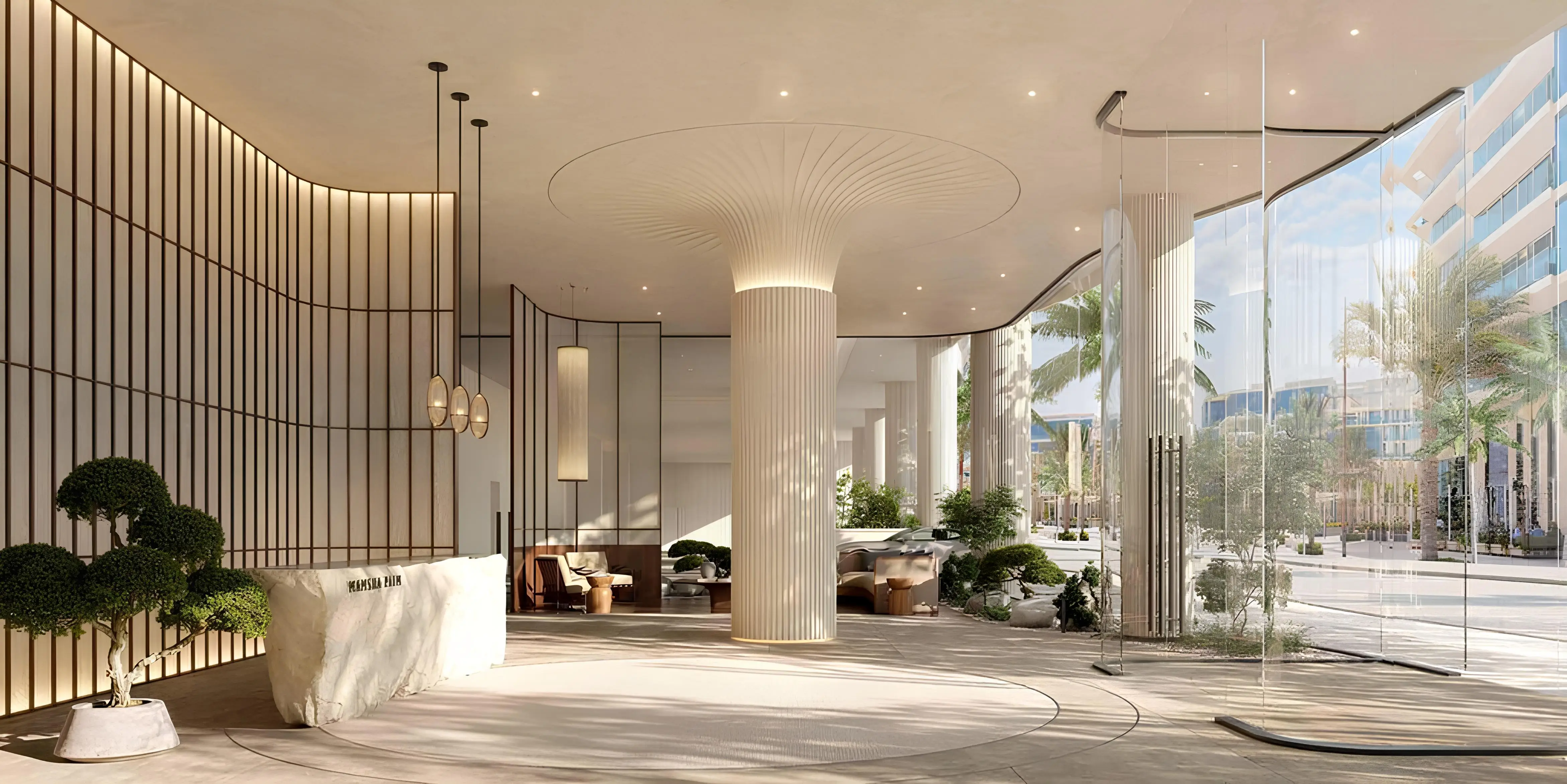 Mamsha Palm - Lobby Interior | Aldar Properties