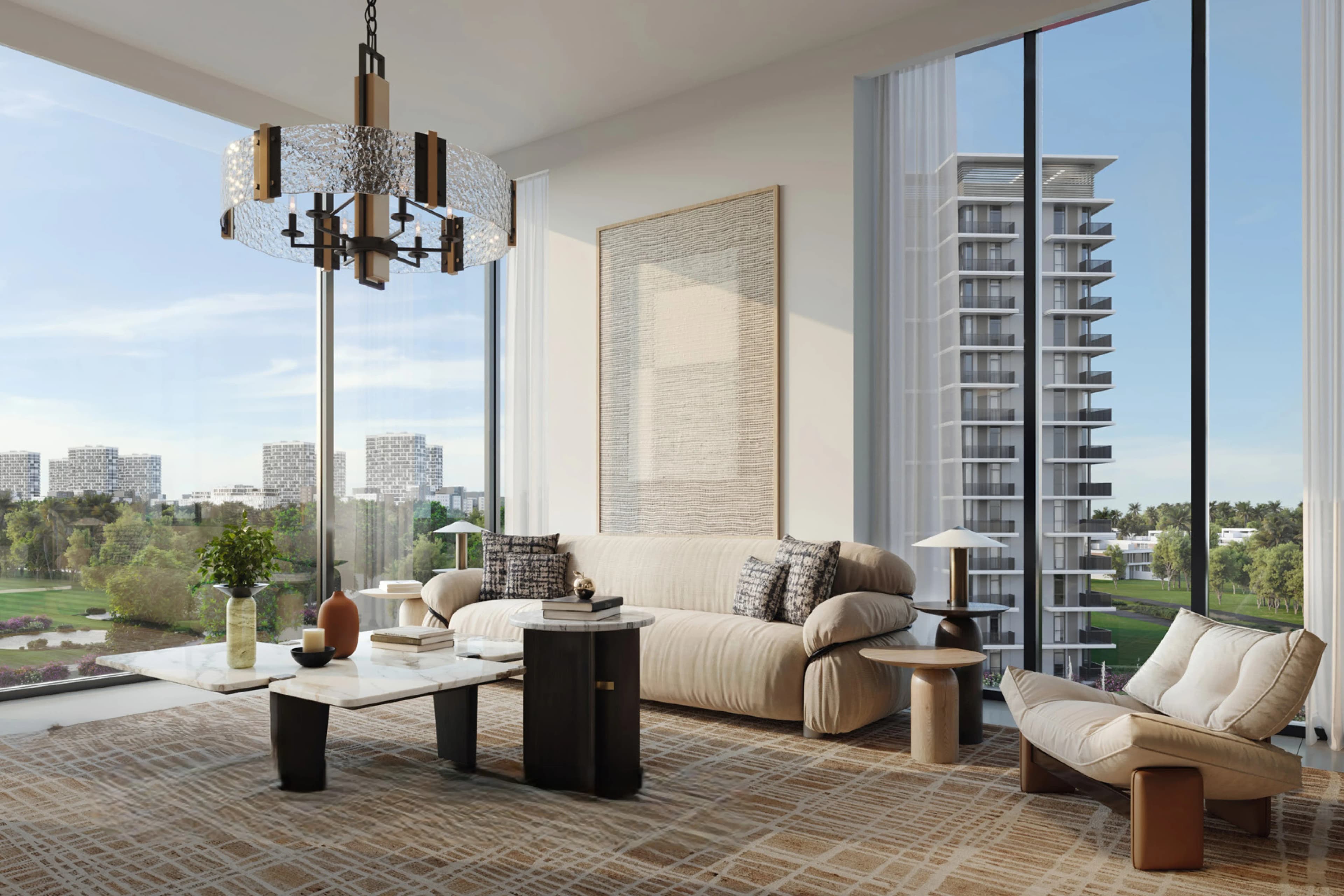 Golf Acres - Living Room Interior | Emaar Properties