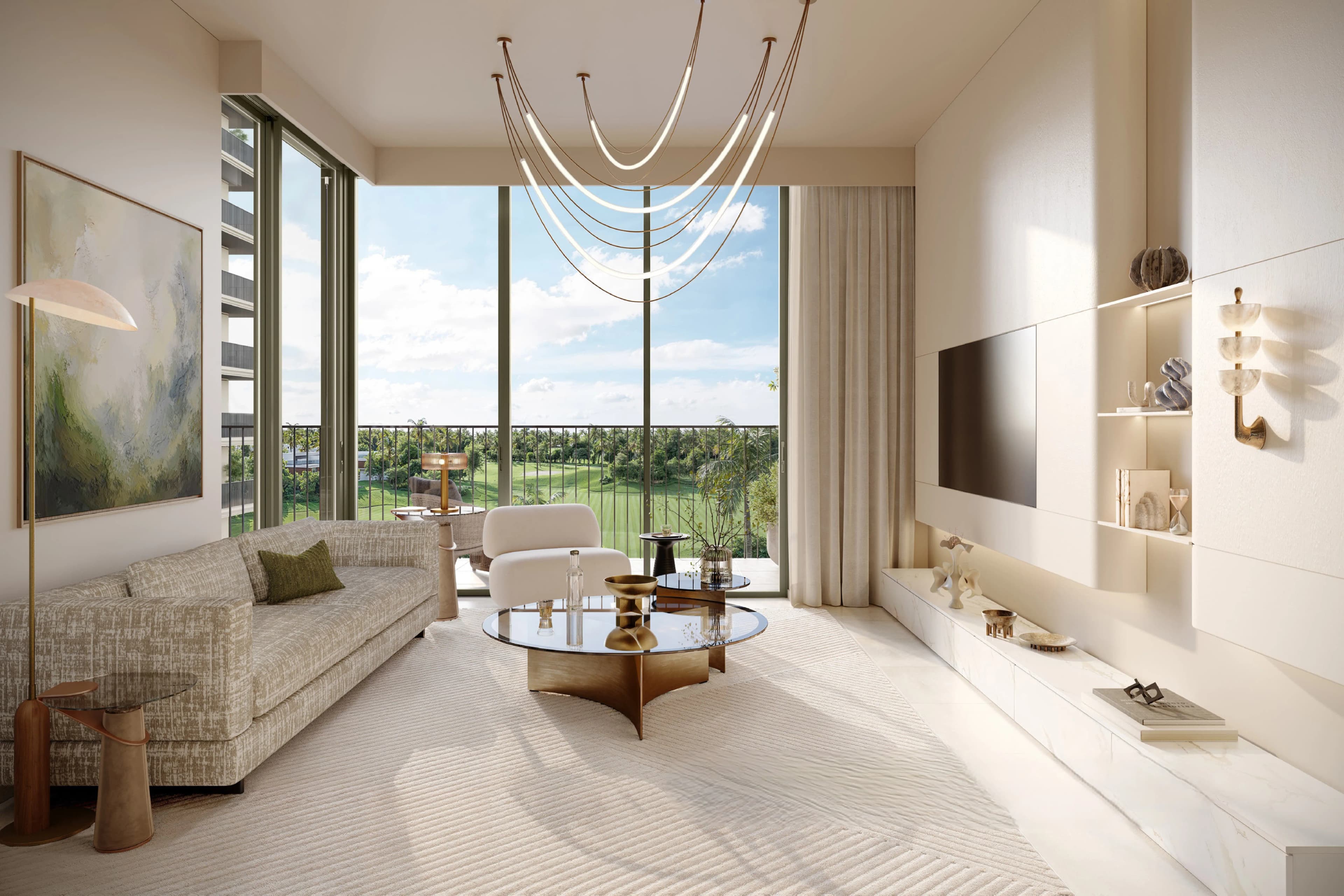 Golf Dale - Living Room Interior | Emaar Properties