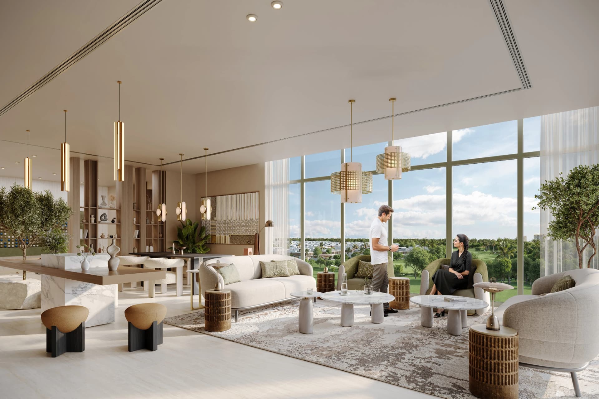 Golf Dale - Living Room Interior | Emaar Properties
