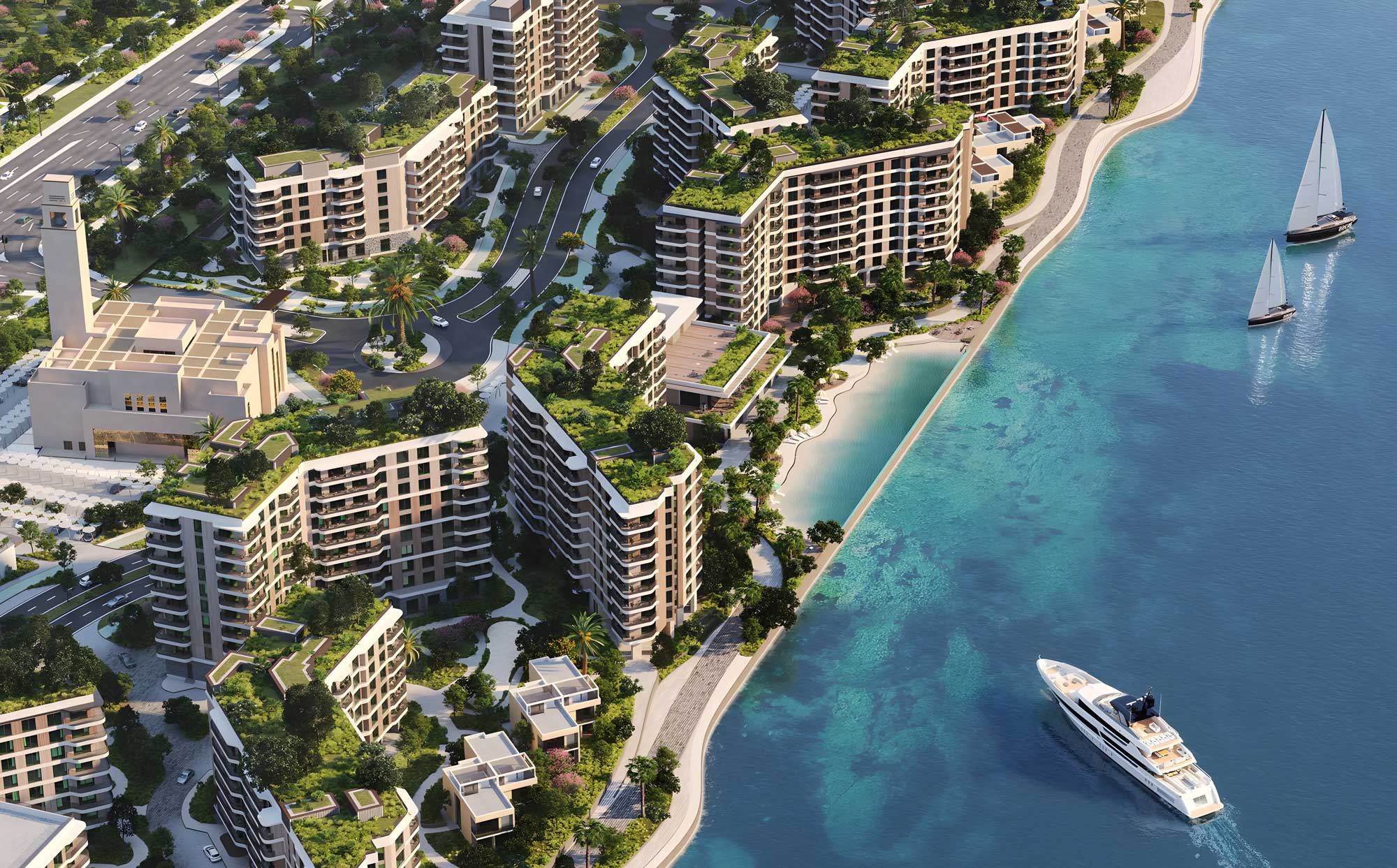 Gardenia Bay - Exterior Facade | Aldar Properties
