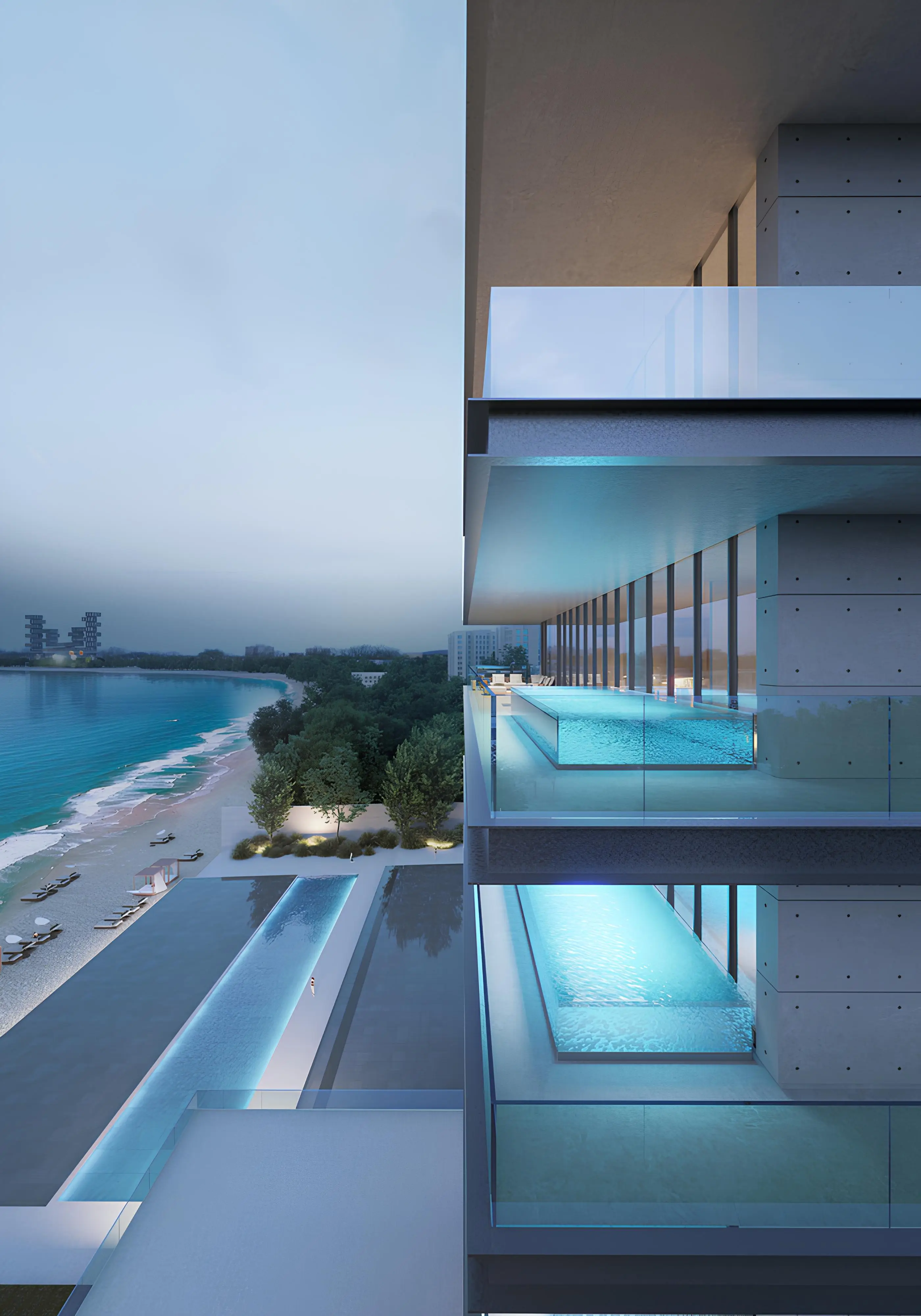 Armani Beach Residences - Balcony View | Arada Properties