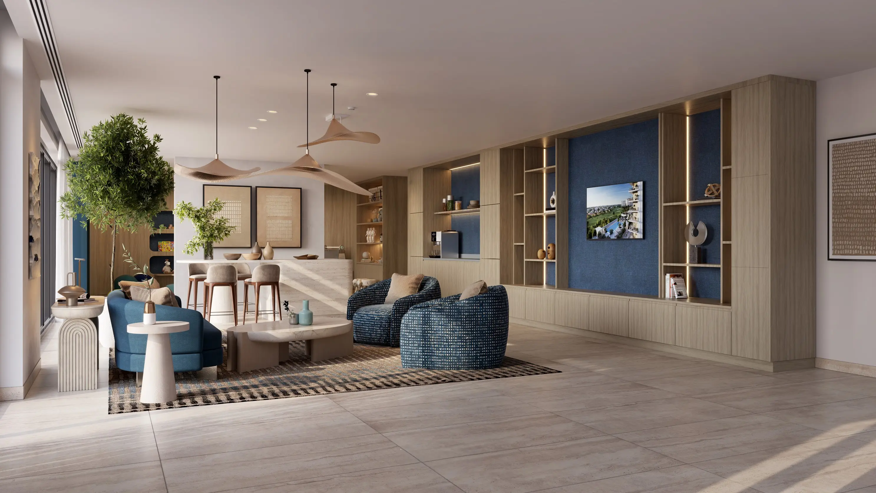 Golf Verge - Lobby Interior | Emaar Properties