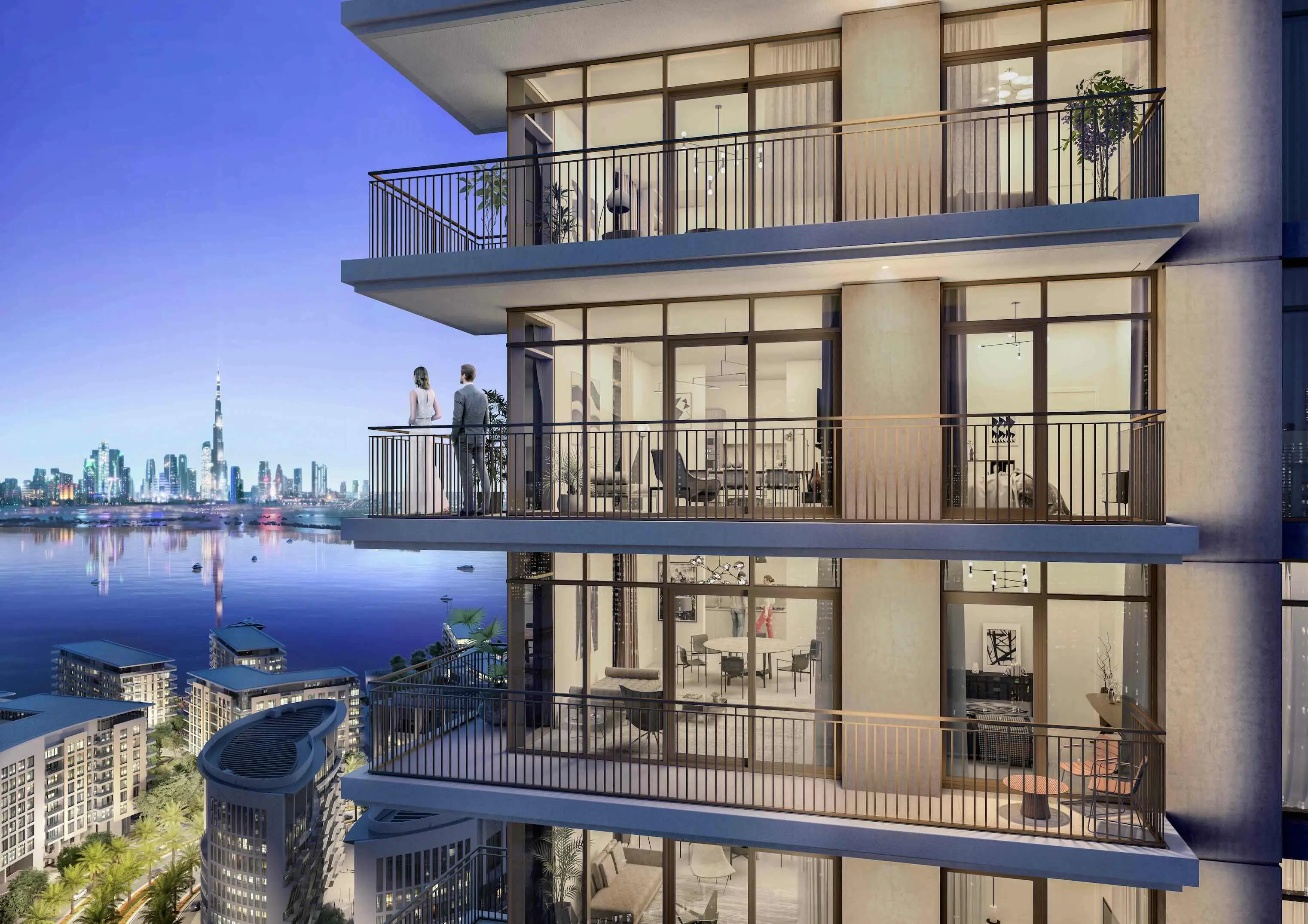 Creek Palace Residences - Balcony View | Emaar Properties