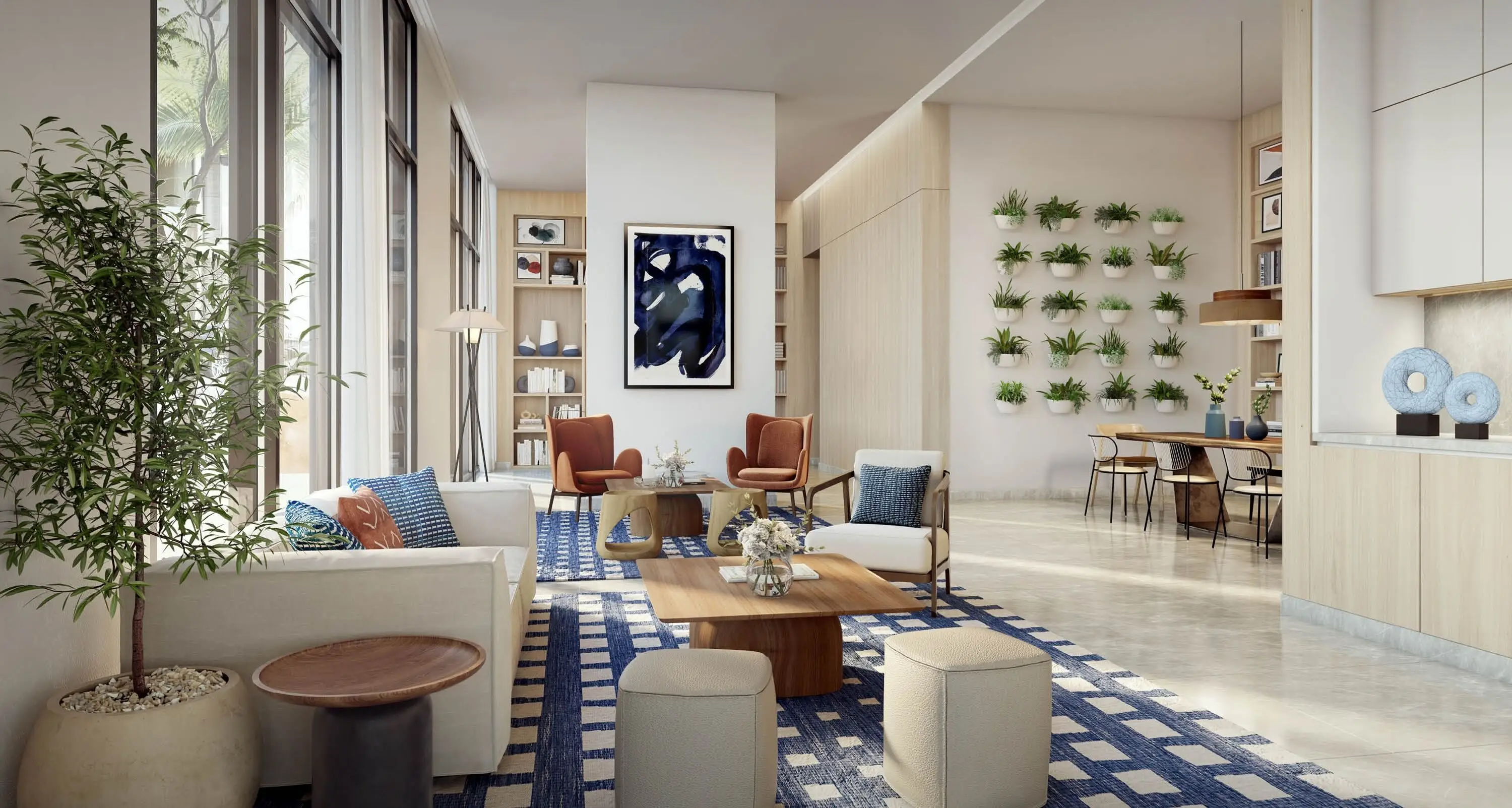 The Cove 2 - Living Room Interior | Emaar Properties