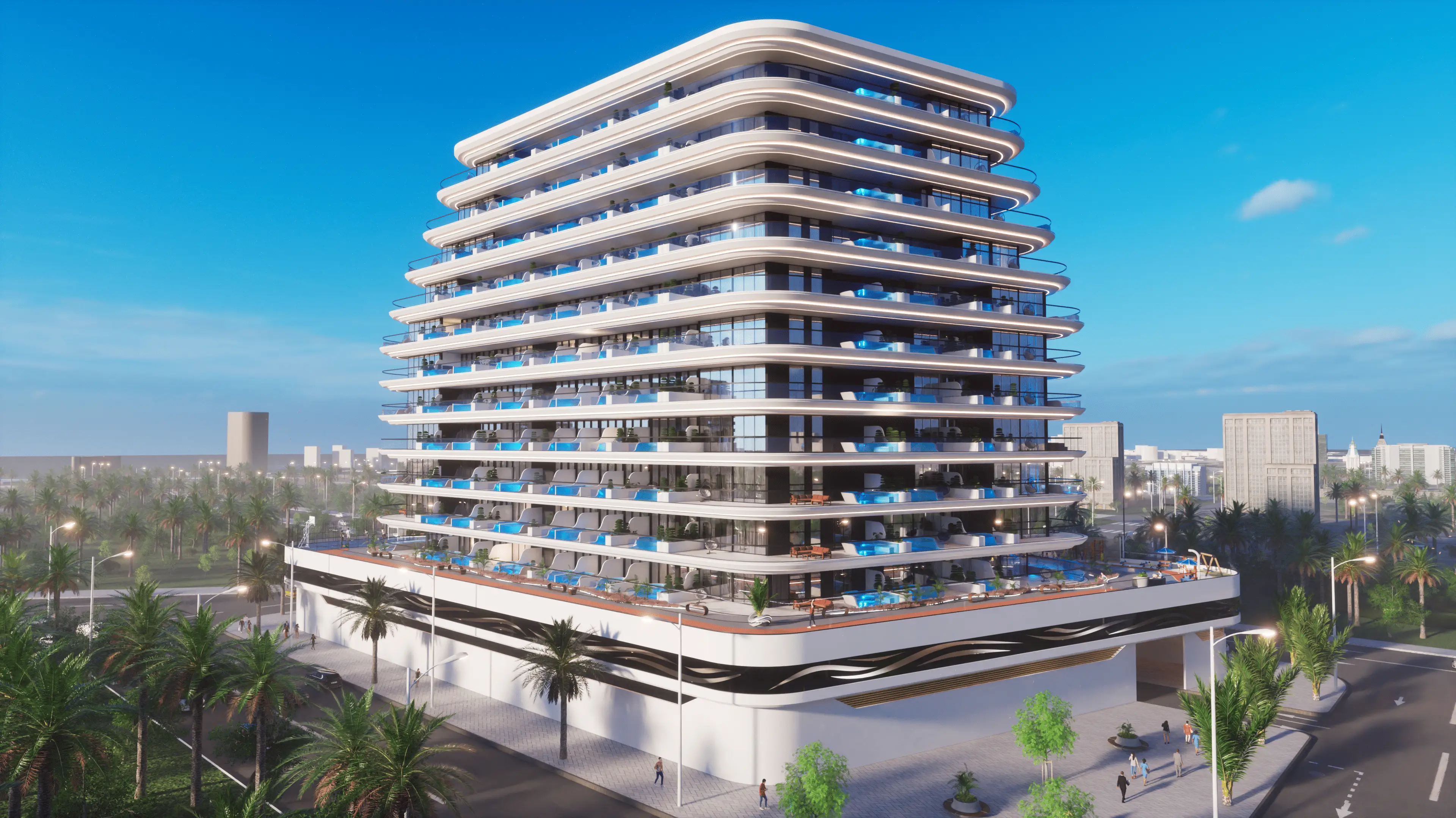 Samana Portofino - Exterior Facade | Samana Developers