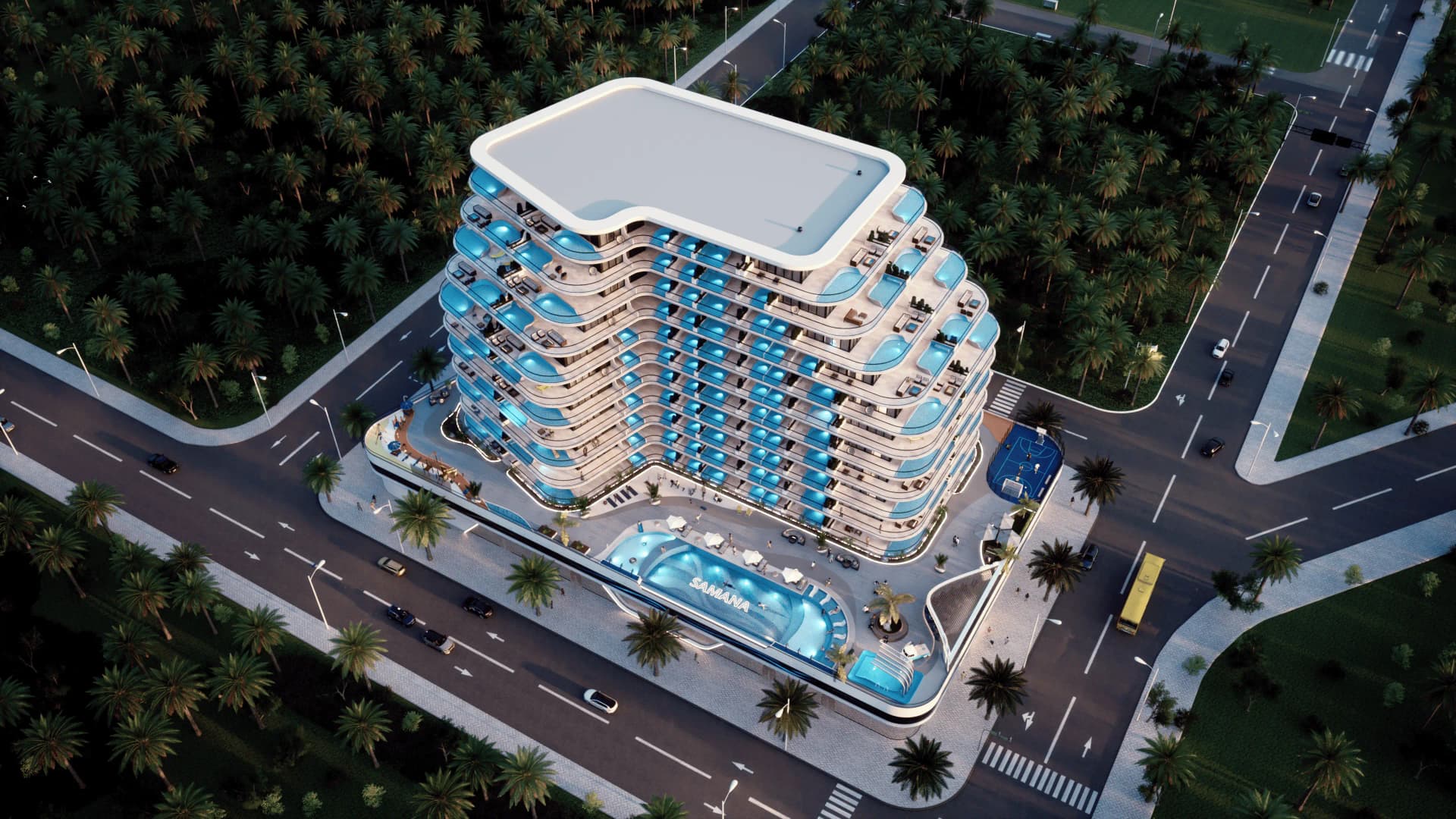 Samana Portofino - Exterior Facade | Samana Developers