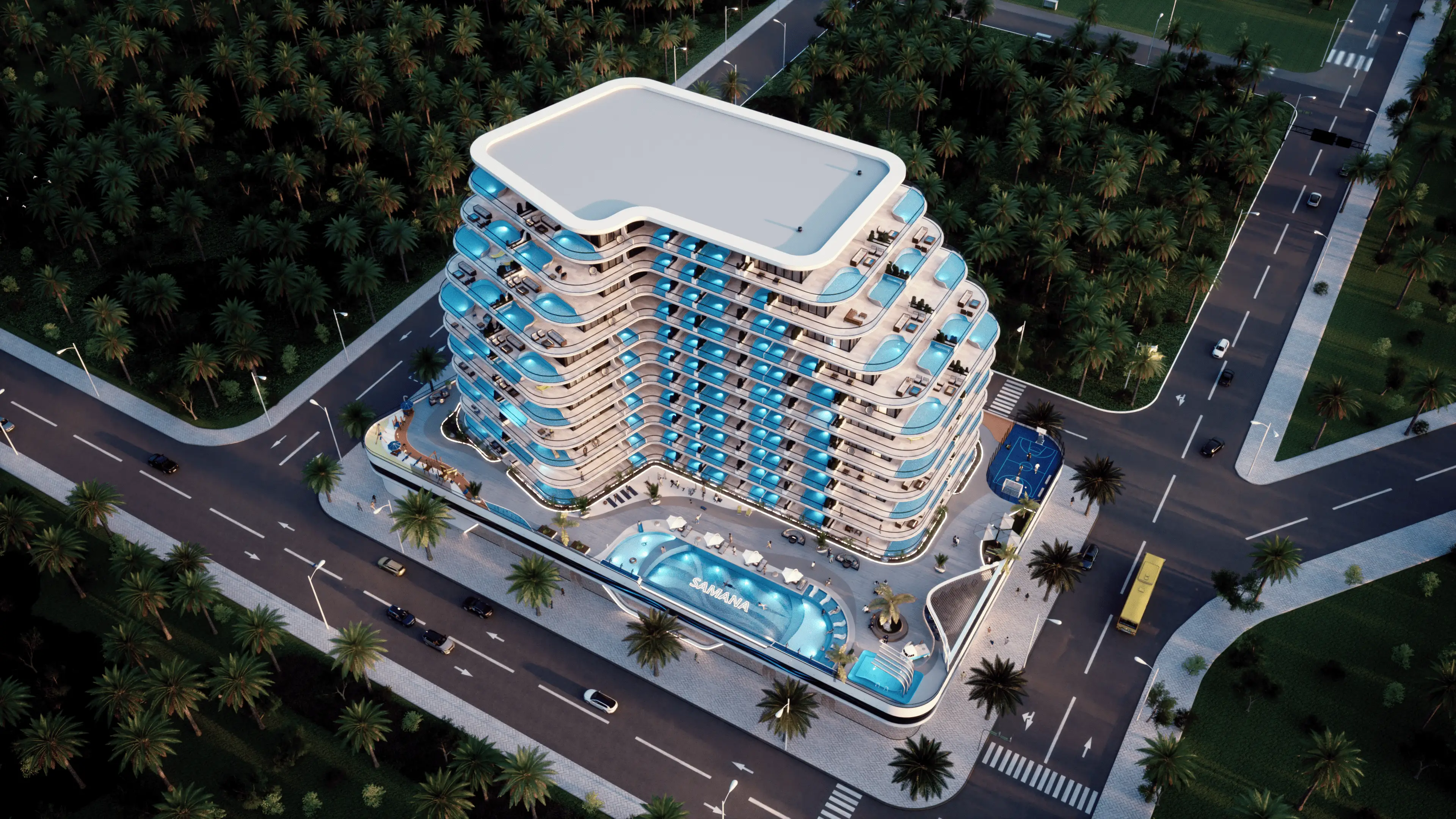 Samana Portofino - Exterior Facade | Samana Developers