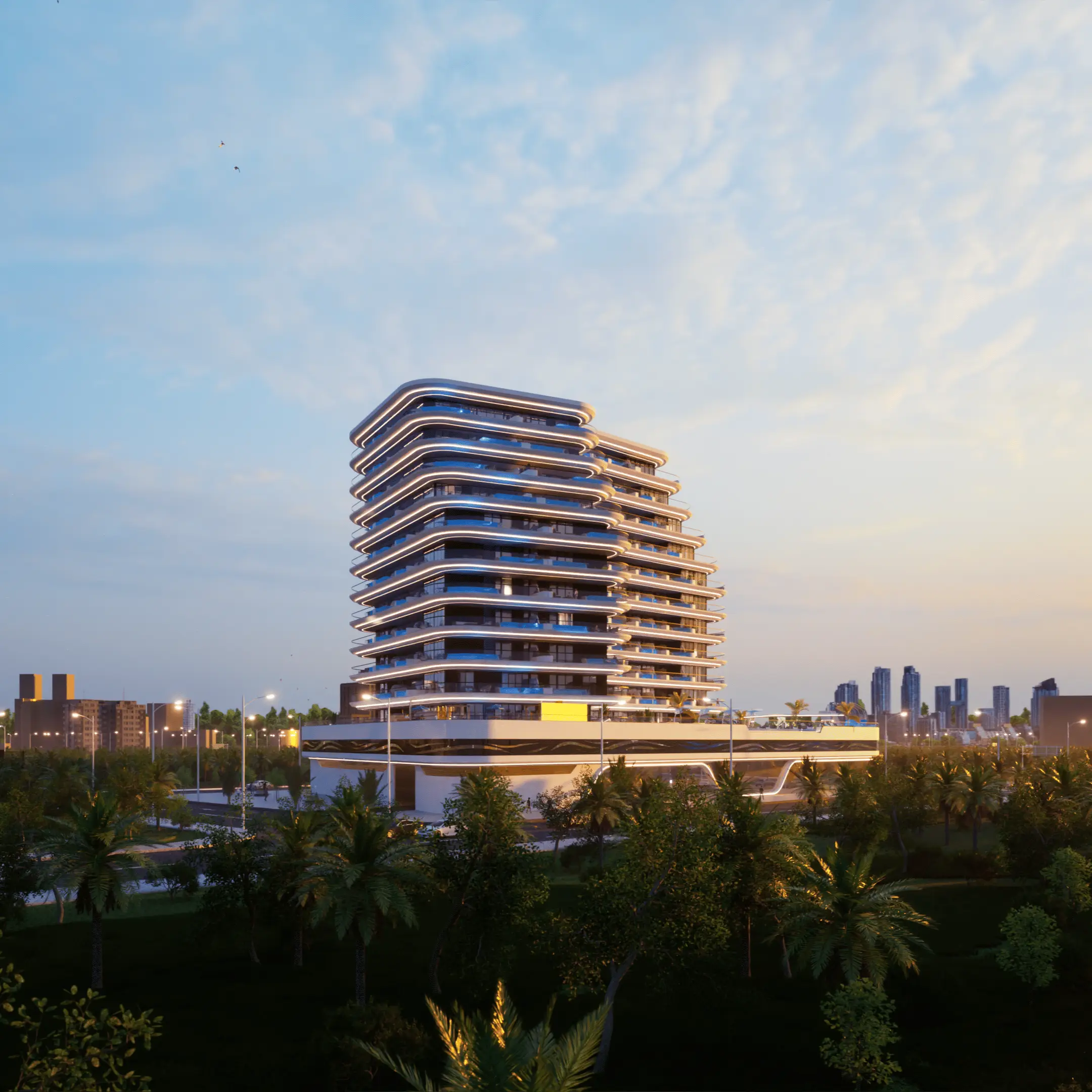 Samana Portofino - Exterior Facade | Samana Developers