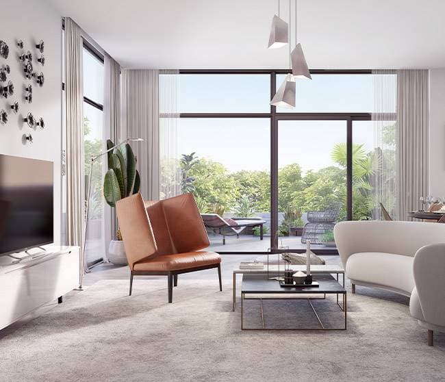 Mudon Views - Living Room Interior | Dubai Properties