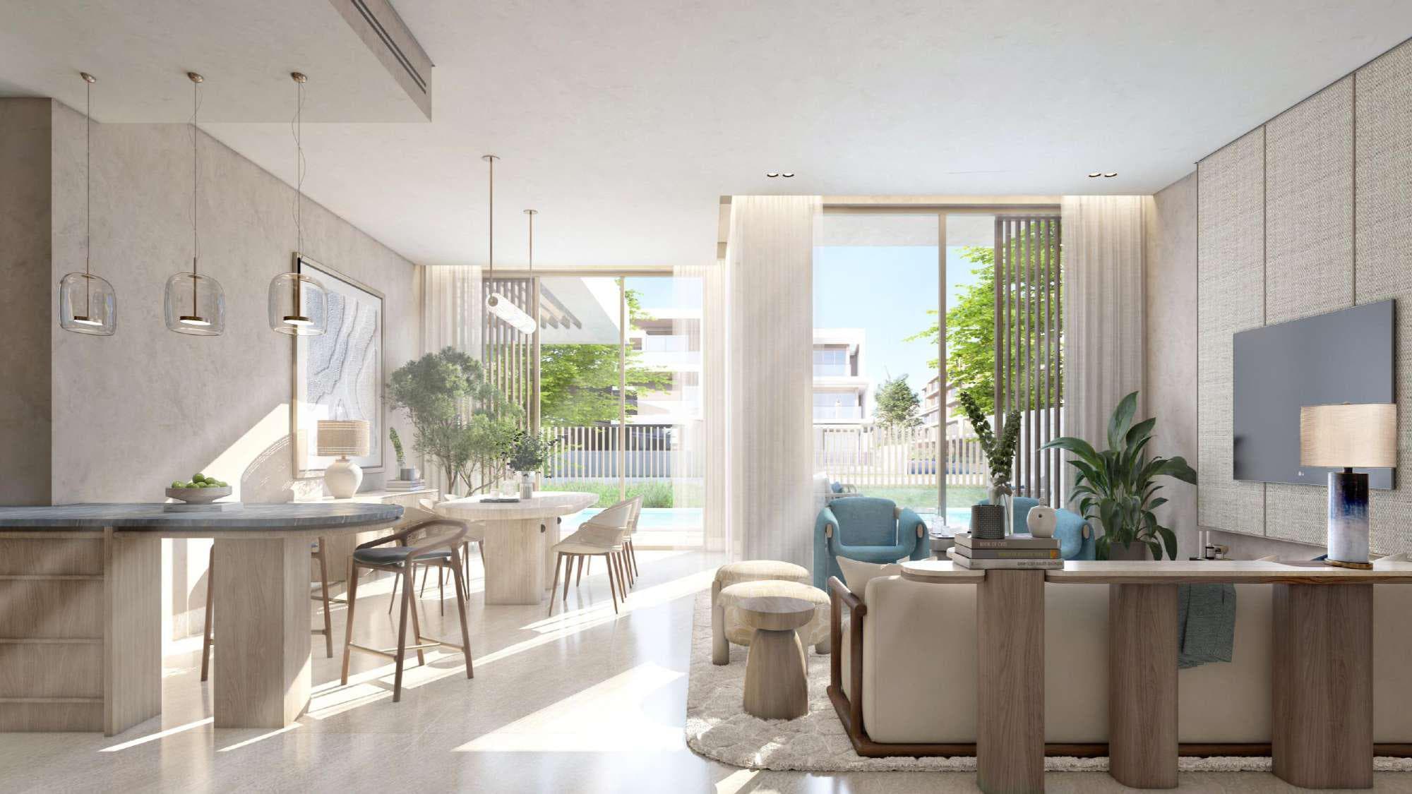 Naseem Al Jurf - Living Room Interior | IMKAN Properties