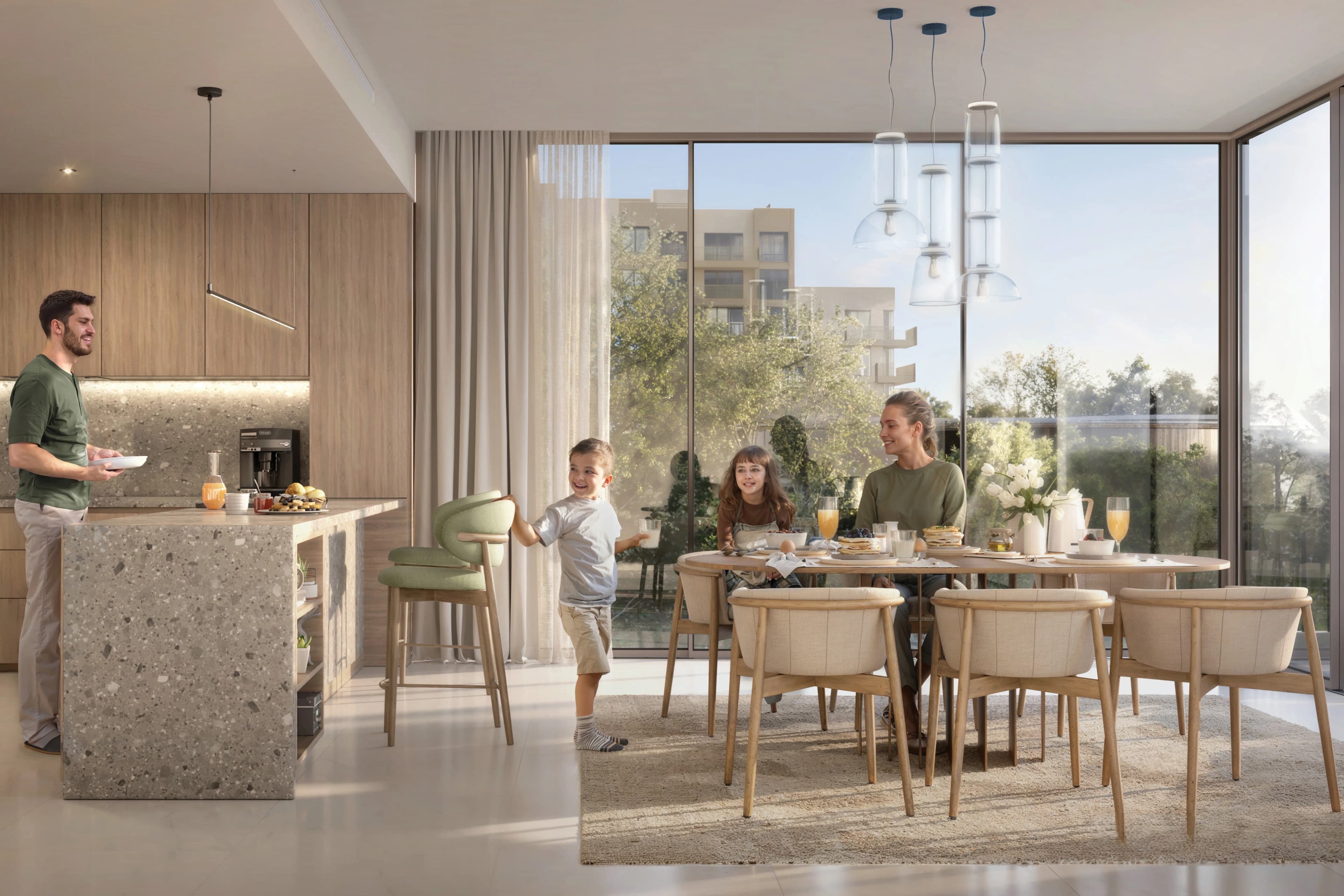 Ghaf Woods Capria - Kitchen Interior | Majid Al Futtaim