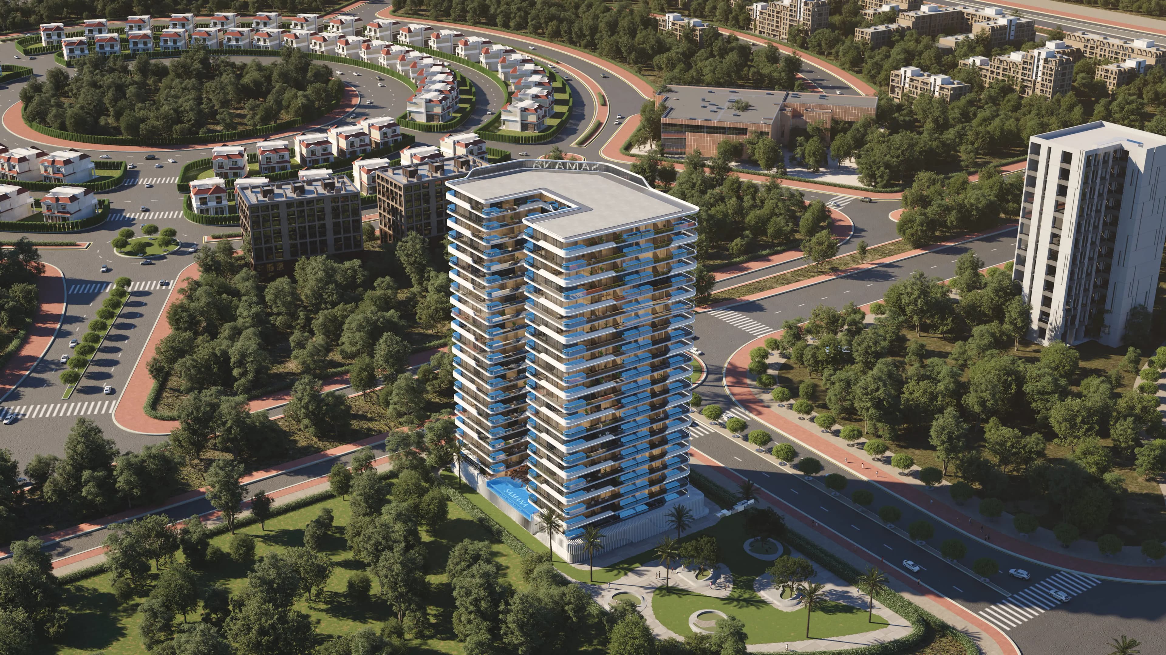 Parkville - Exterior Facade | Samana Developers