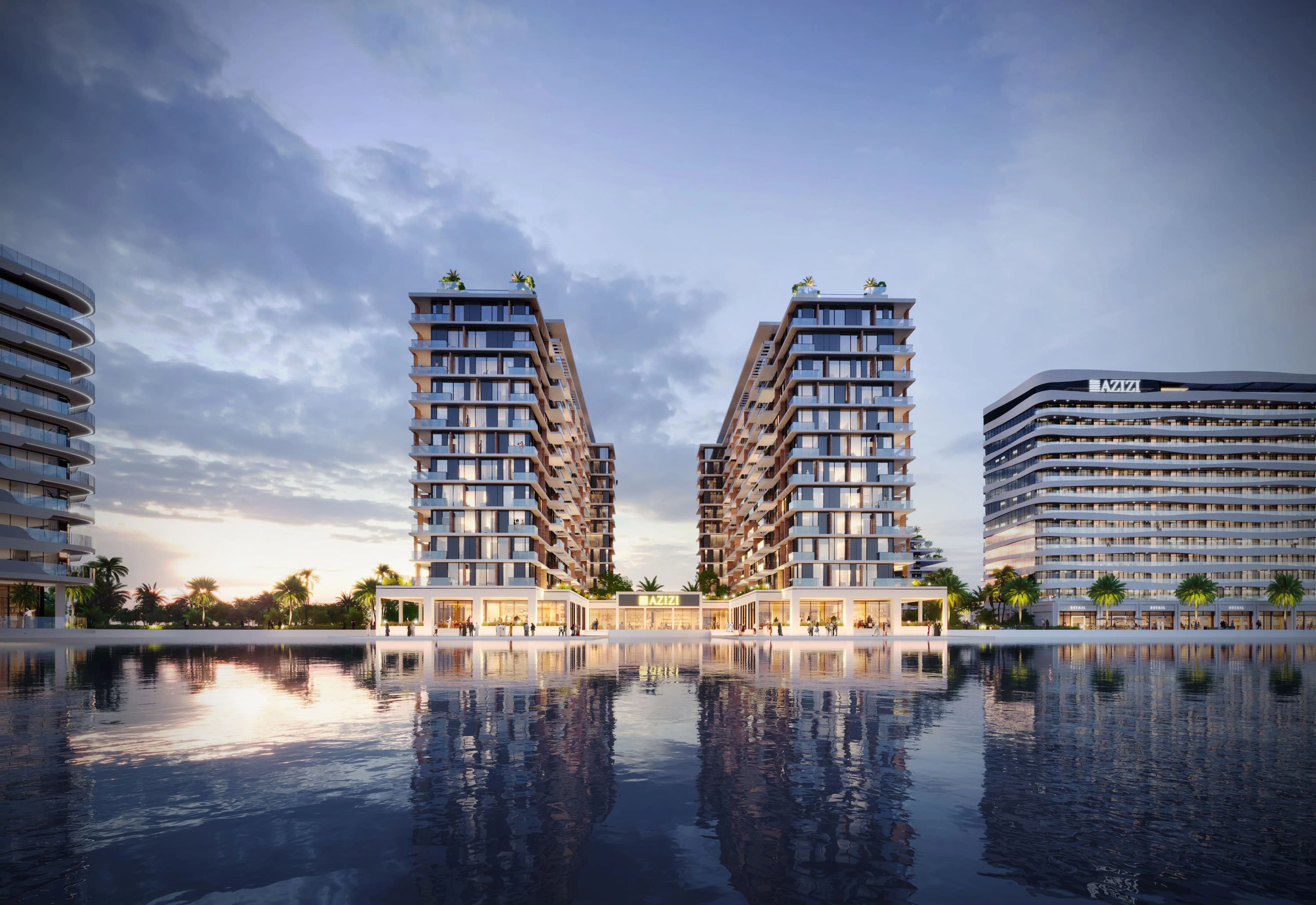 Azizi Venice - Exterior Facade | Azizi Developments