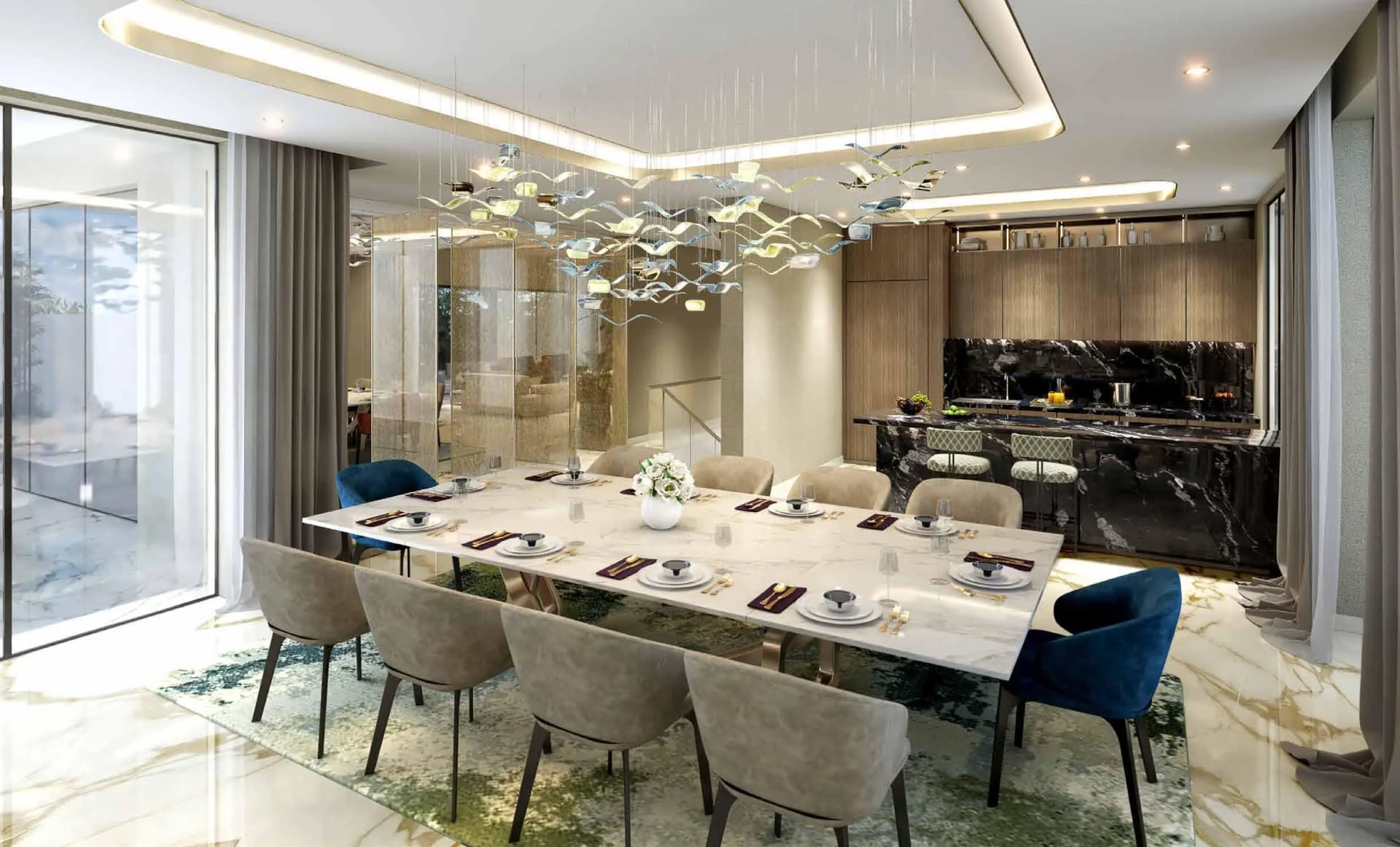 Damac Islands - Bali 3 - Kitchen Interior | DAMAC Properties