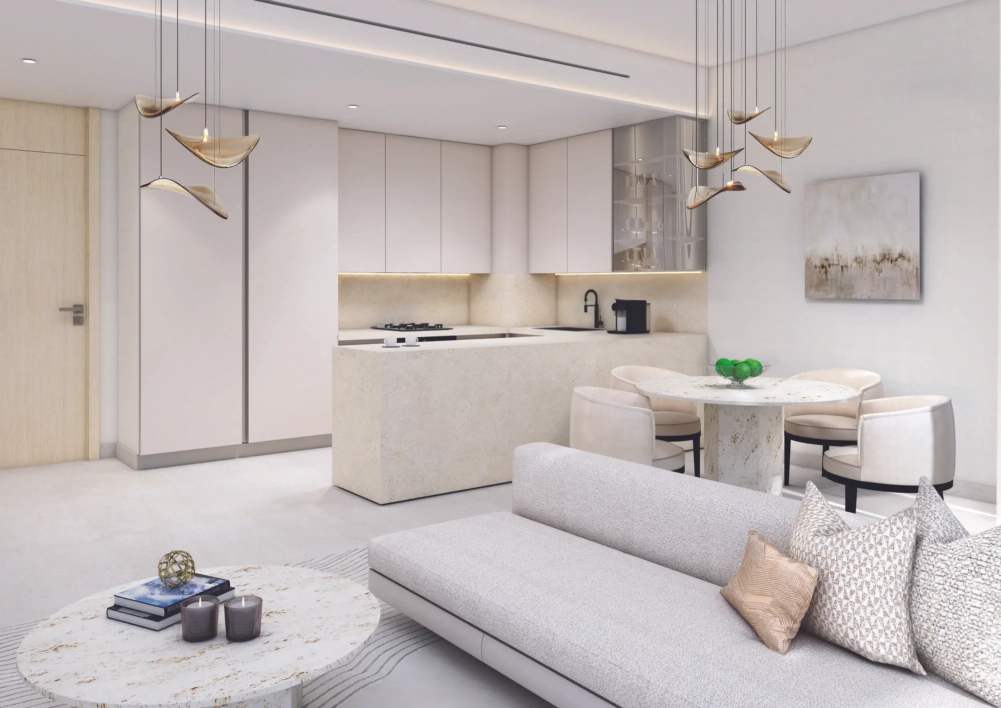 Coastal Haven by Prestige Harbour - Living Room Interior | Prestige One
