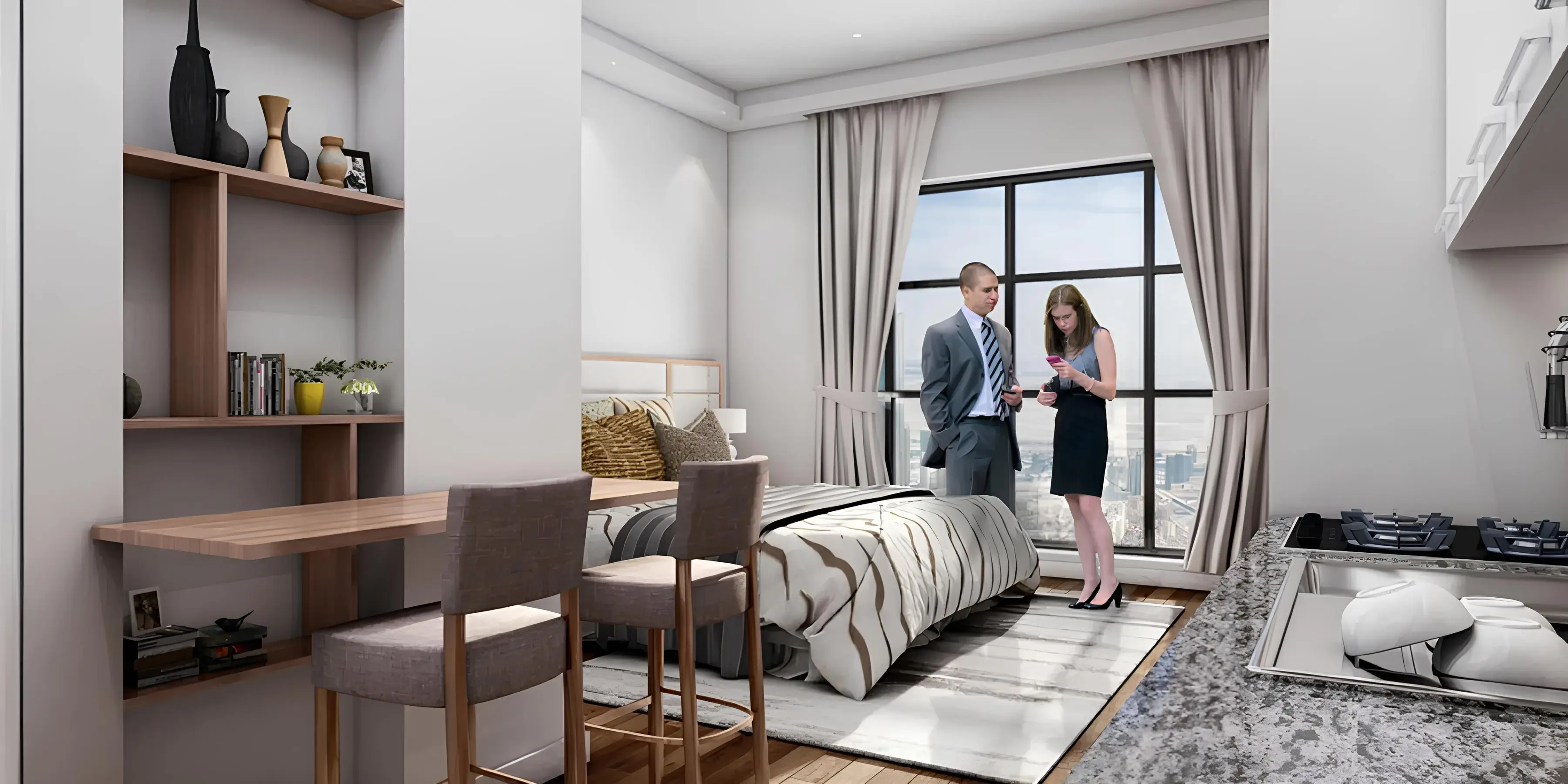 Pearl - Bedroom Interior | Azizi Developments