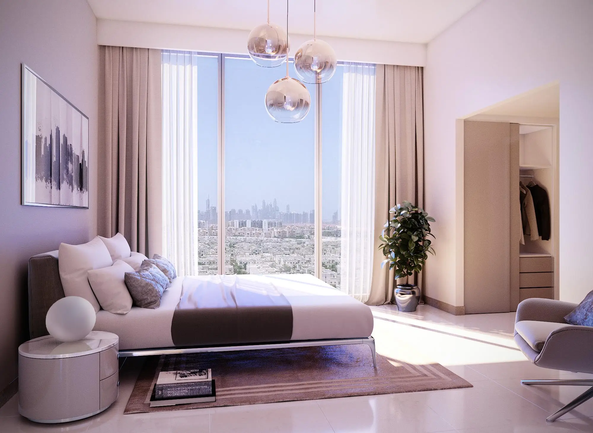 Pearl - Bedroom Interior | Azizi Developments