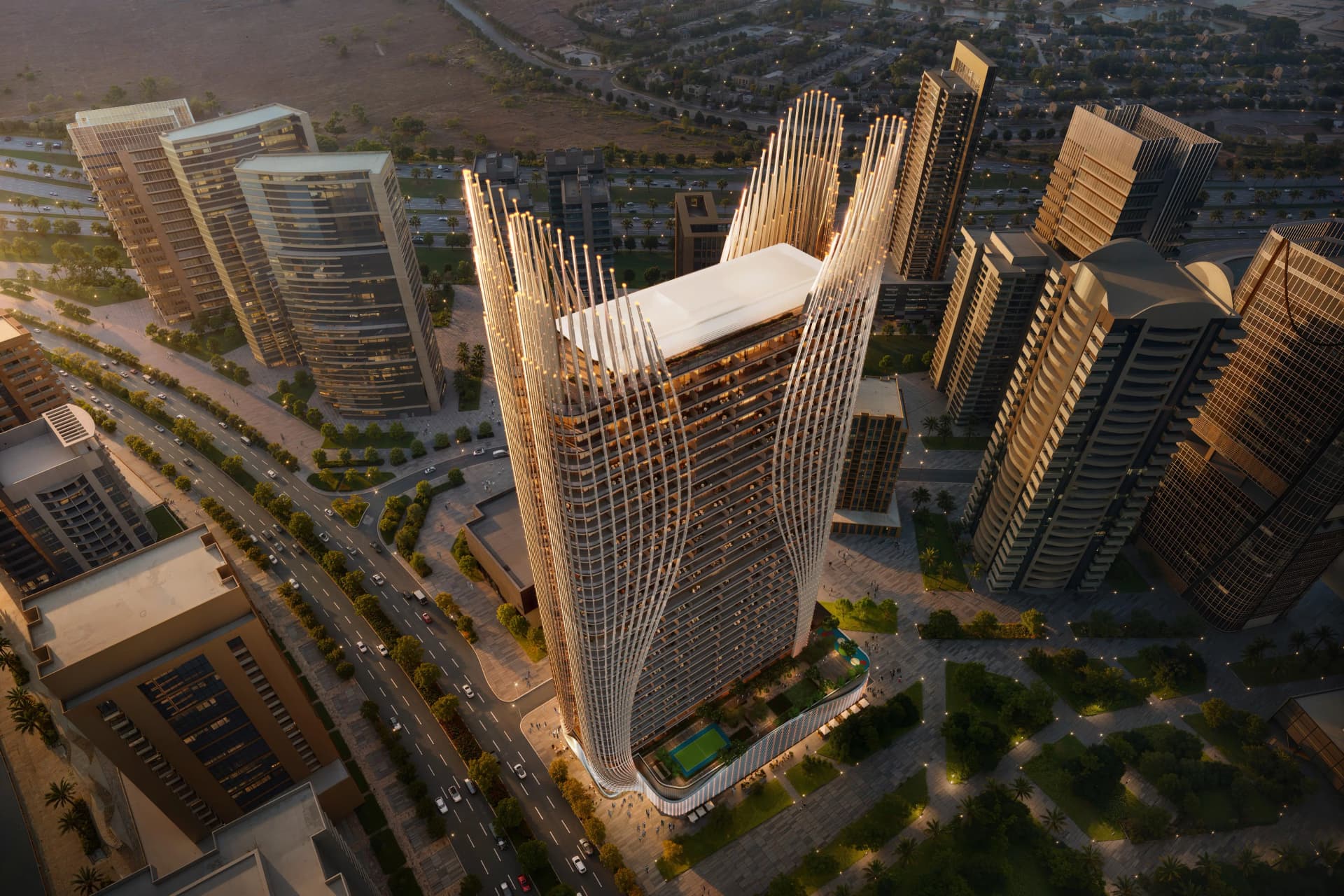 Binghatti Skyhall - Exterior Facade | Binghatti Developers