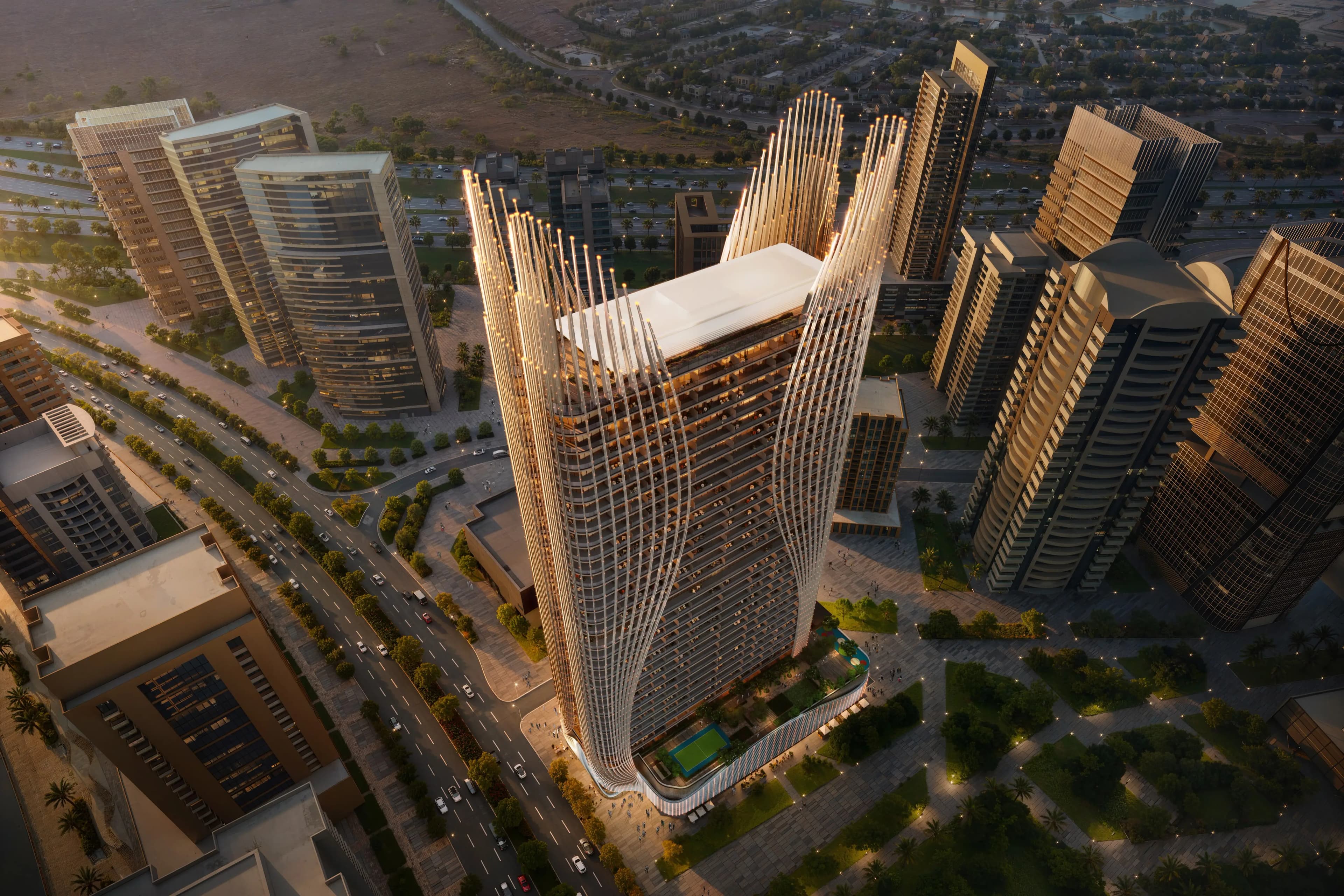 Binghatti Skyhall - Exterior Facade | Binghatti Developers
