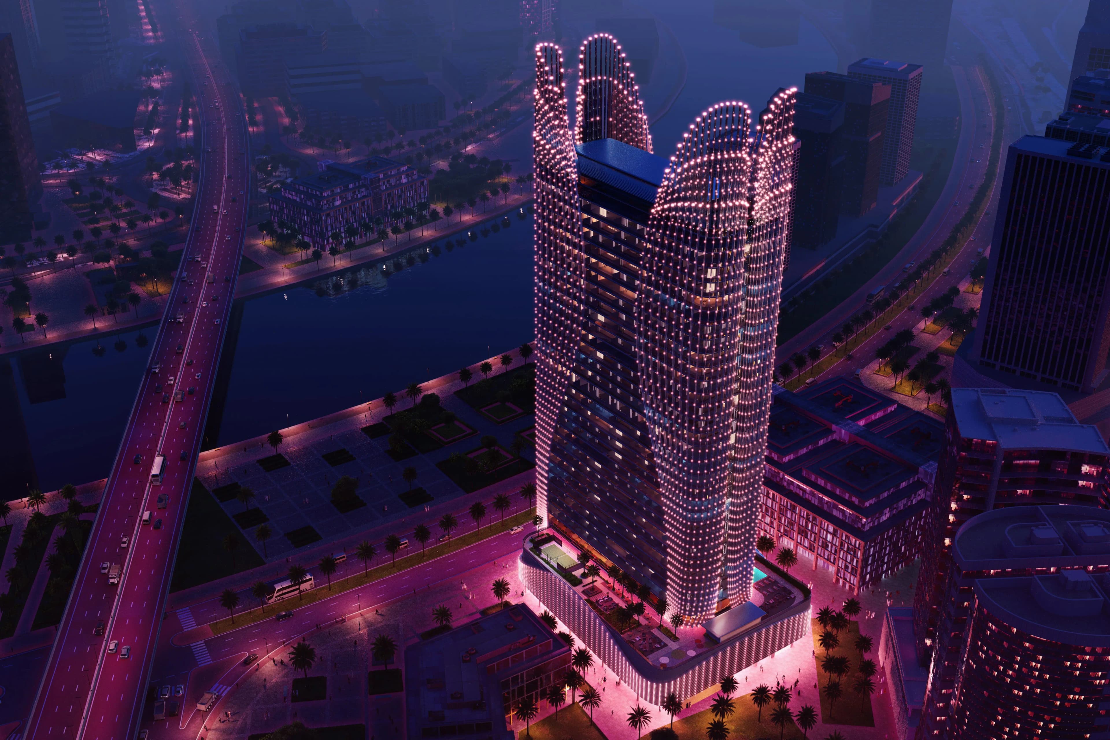 Binghatti Skyhall - Exterior Facade | Binghatti Developers
