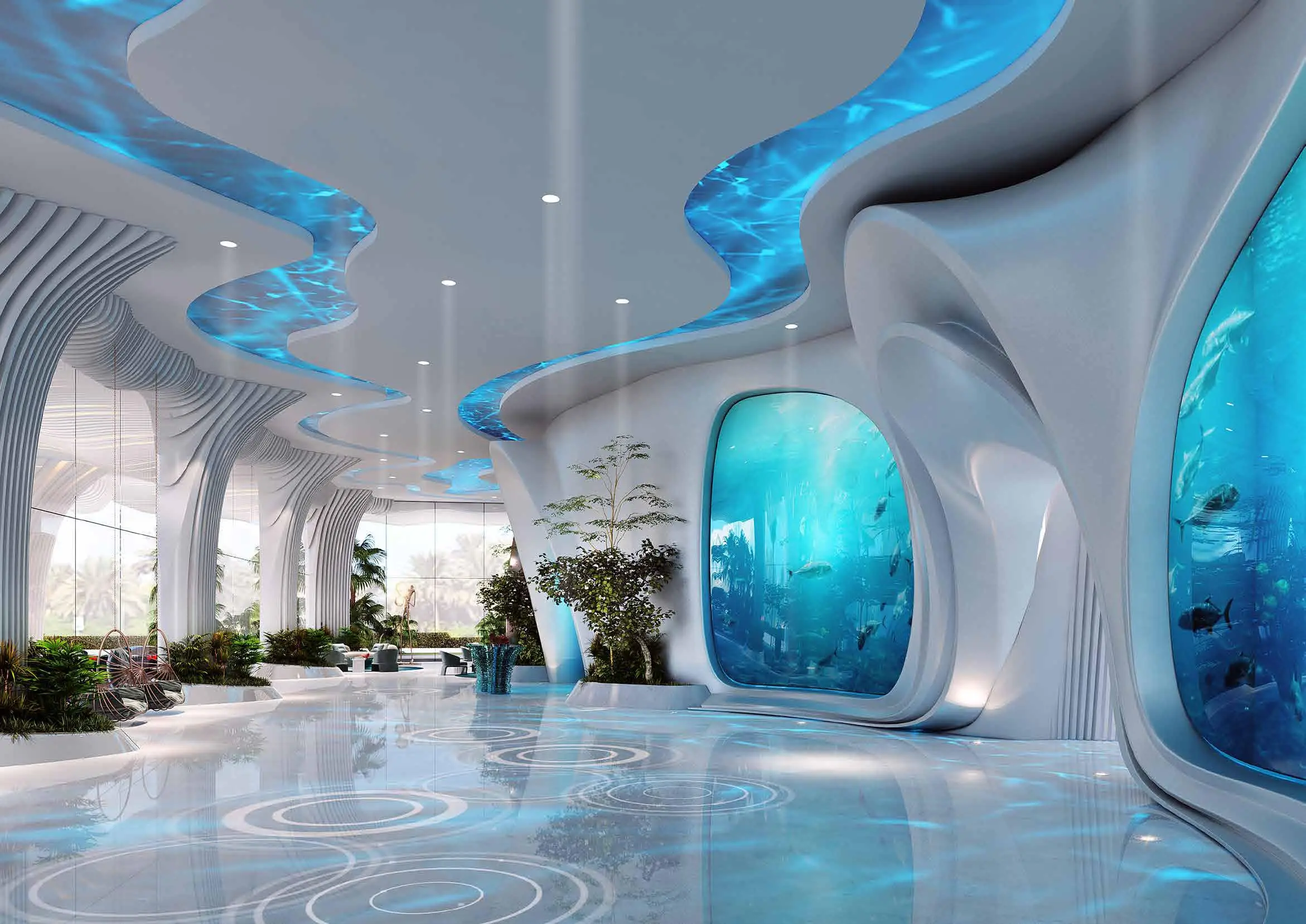 Damac Casa - Lobby Interior | DAMAC Properties