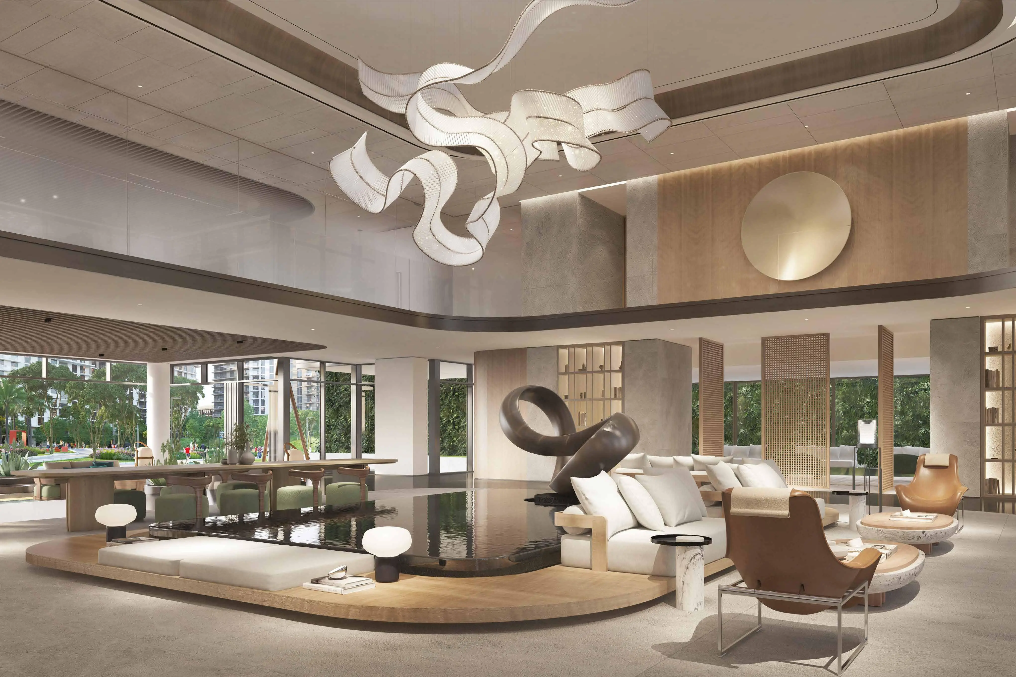 Central Park Plaza - Lobby Interior | Meraas Developer