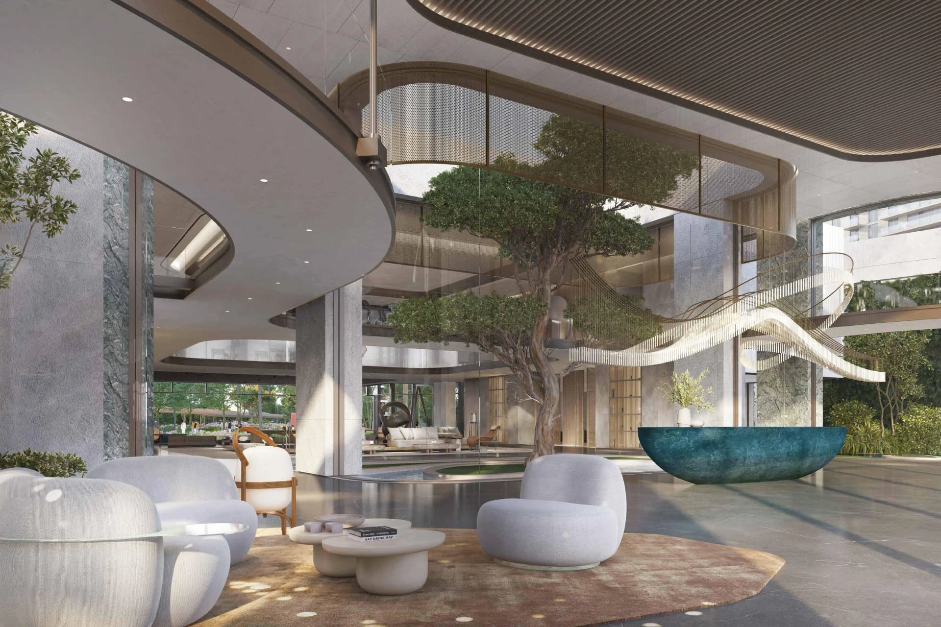 Central Park Plaza - Lobby Interior | Meraas Developer