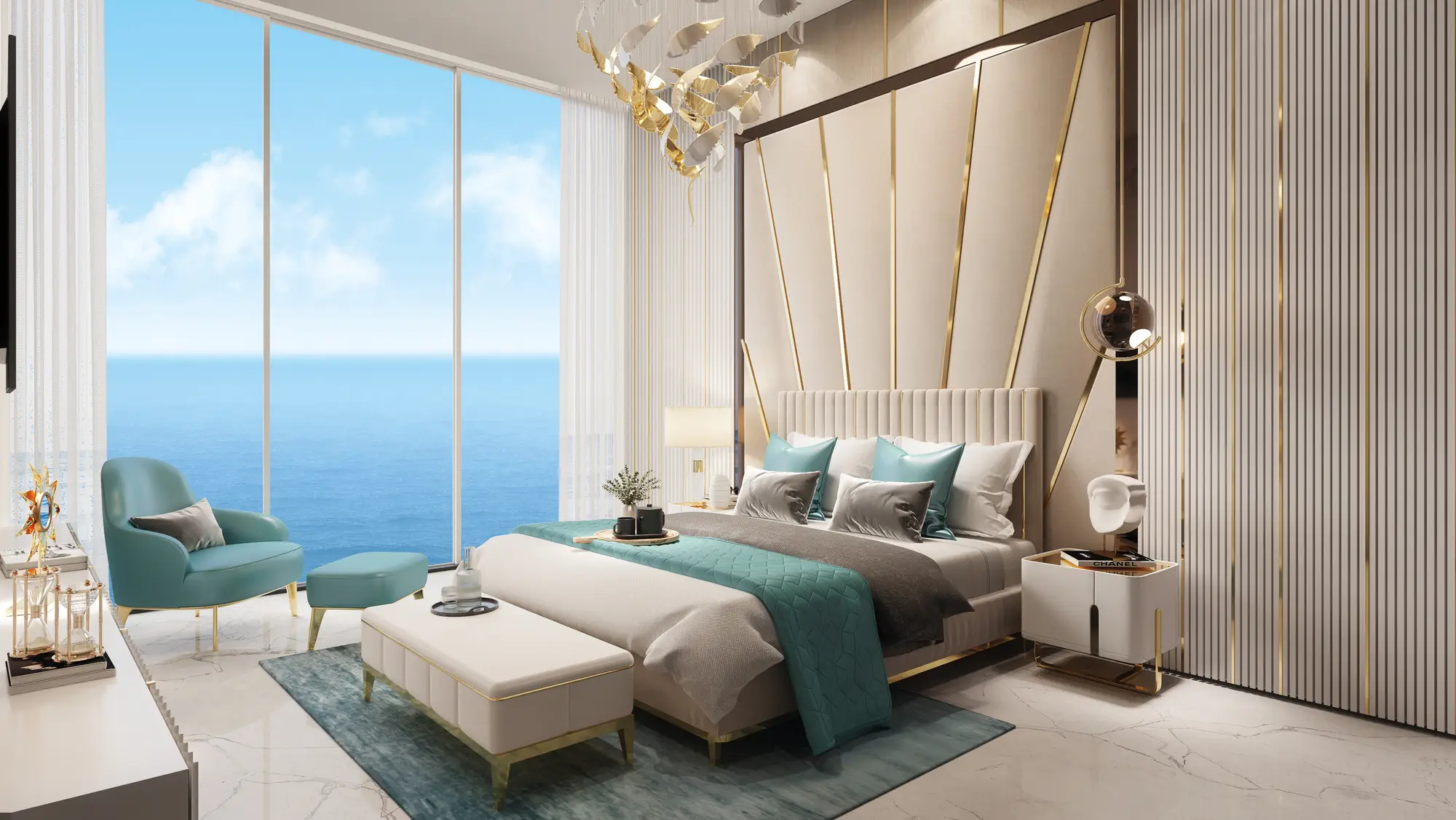 Oceanz 1 and 2 - Bedroom Interior | Danube Properties