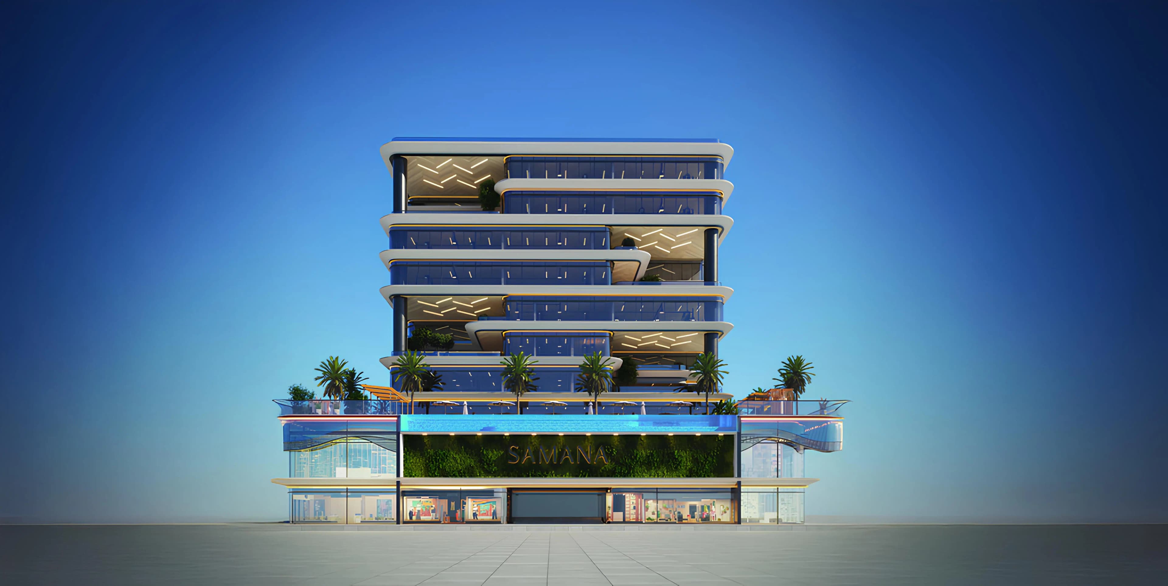 Samana Business Park - Exterior Facade | Samana Developers