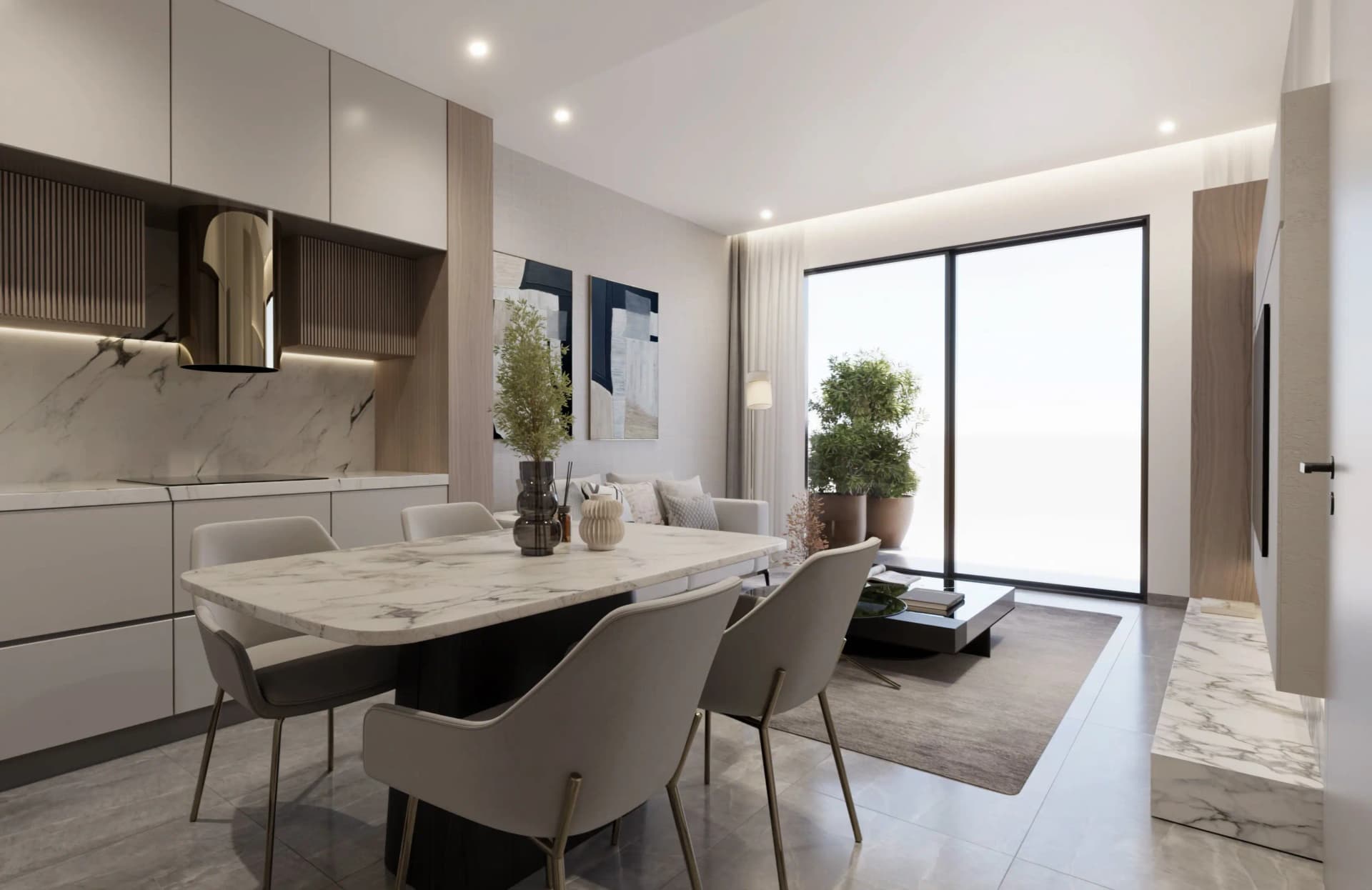 Samana Manhattan 2 - Kitchen Interior | Samana Developers