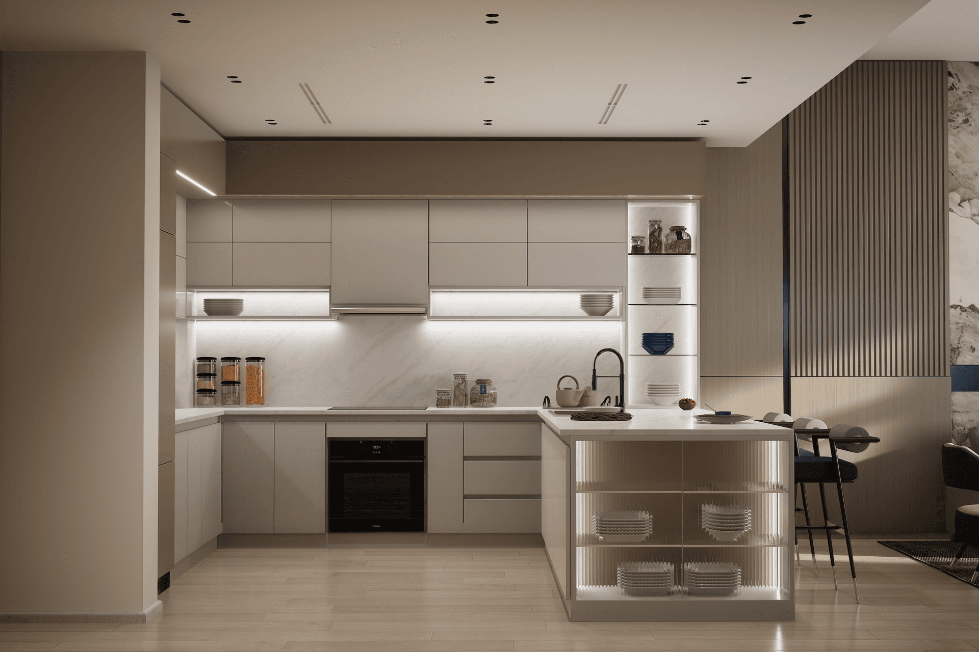 Binghatti Tulip - Kitchen Interior | Binghatti Developers