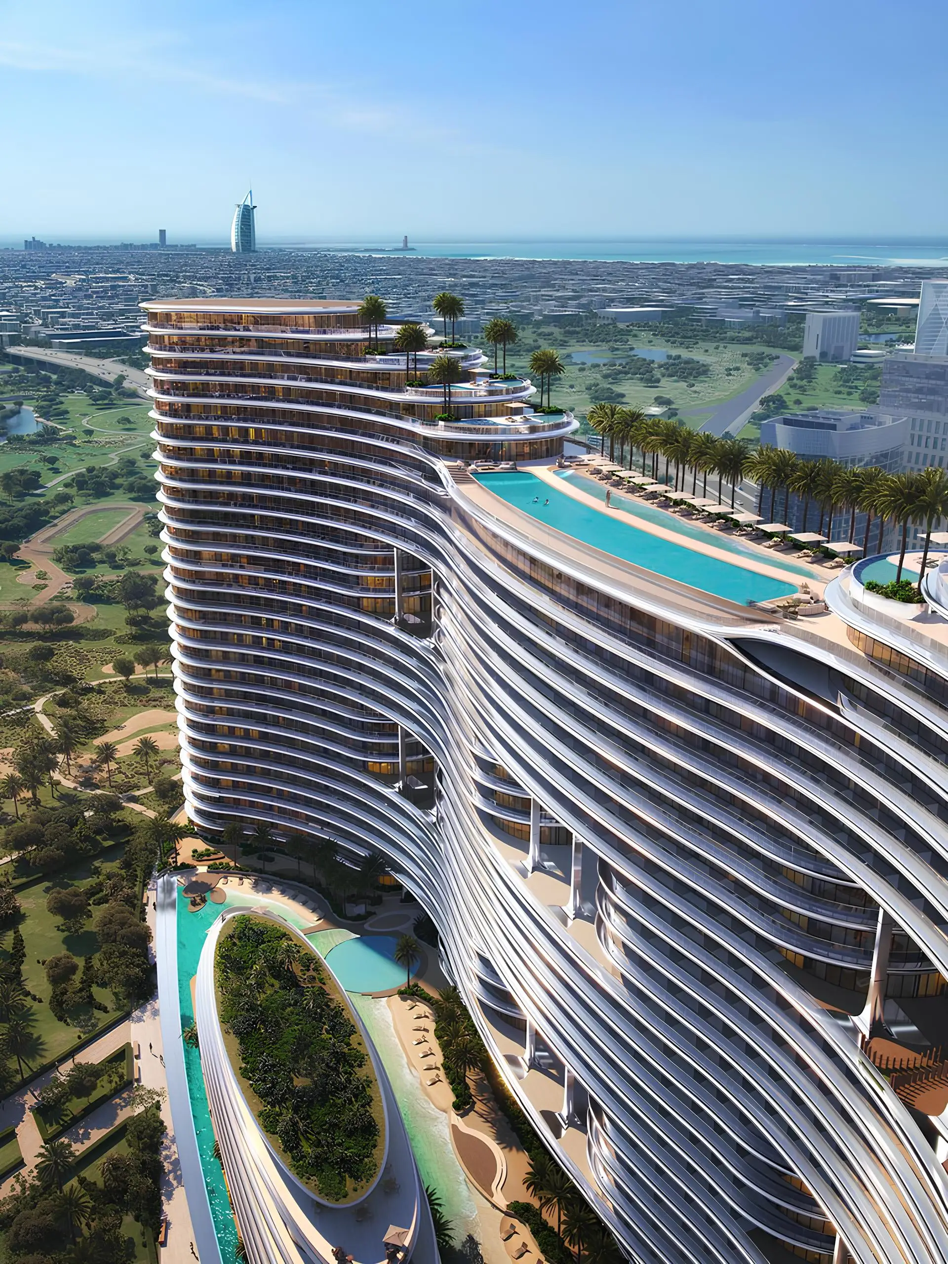 Binghatti Aquarise - Exterior Facade | Binghatti Developers