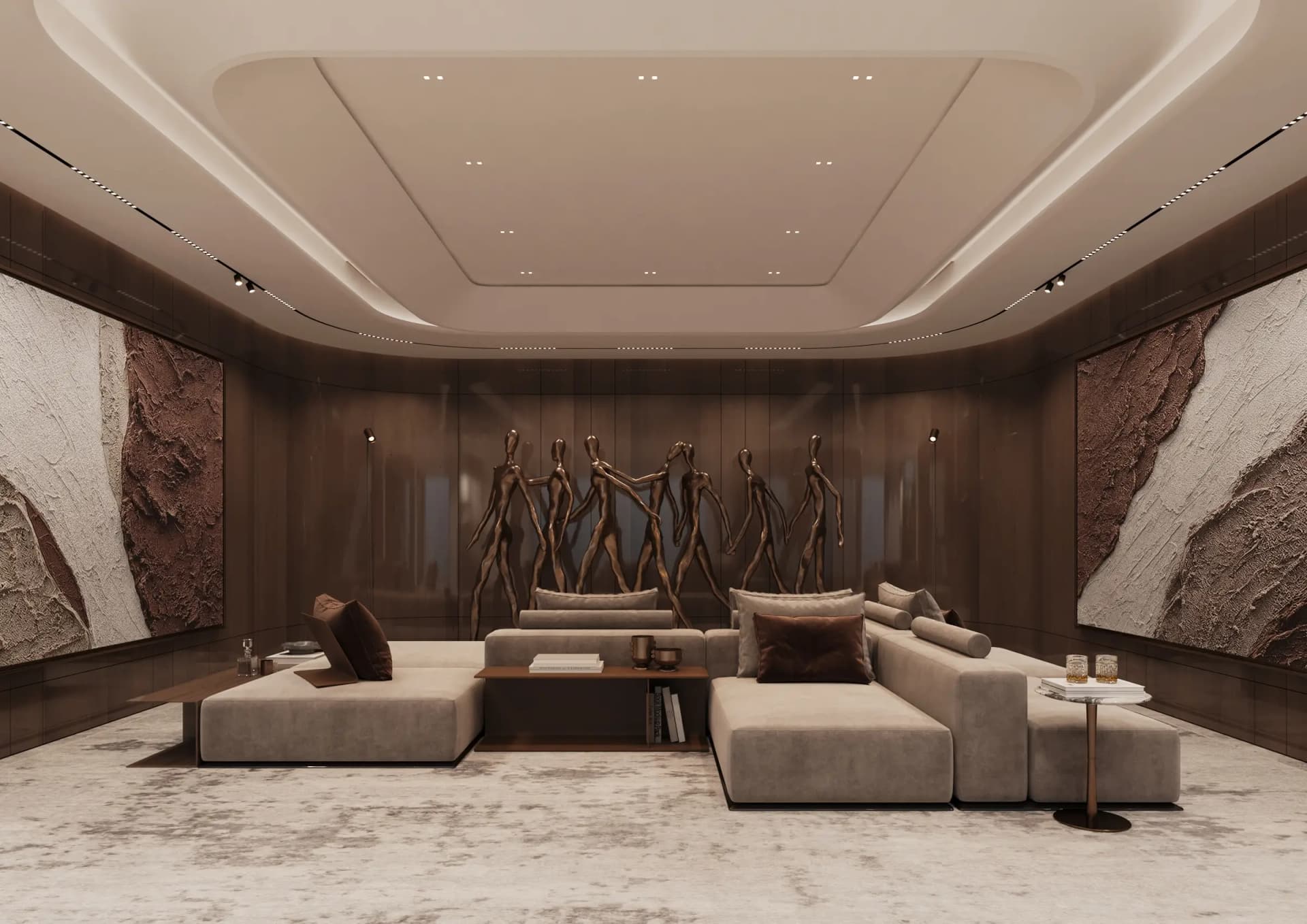 Orla Dorchester Collection - Living Room Interior | Omniyat Properties