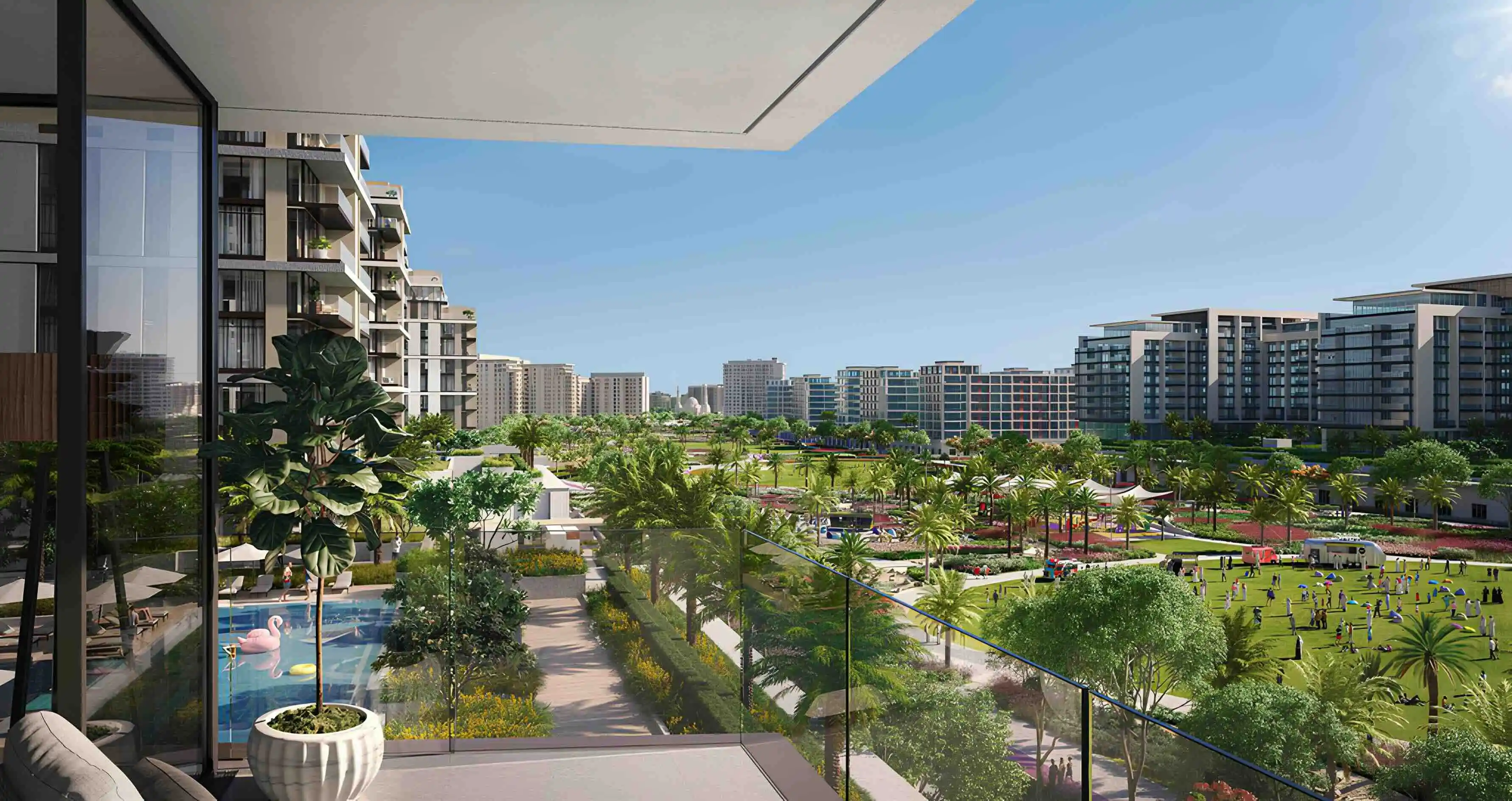 Elvira Dubai Hills Estate - Balcony View | Emaar Properties