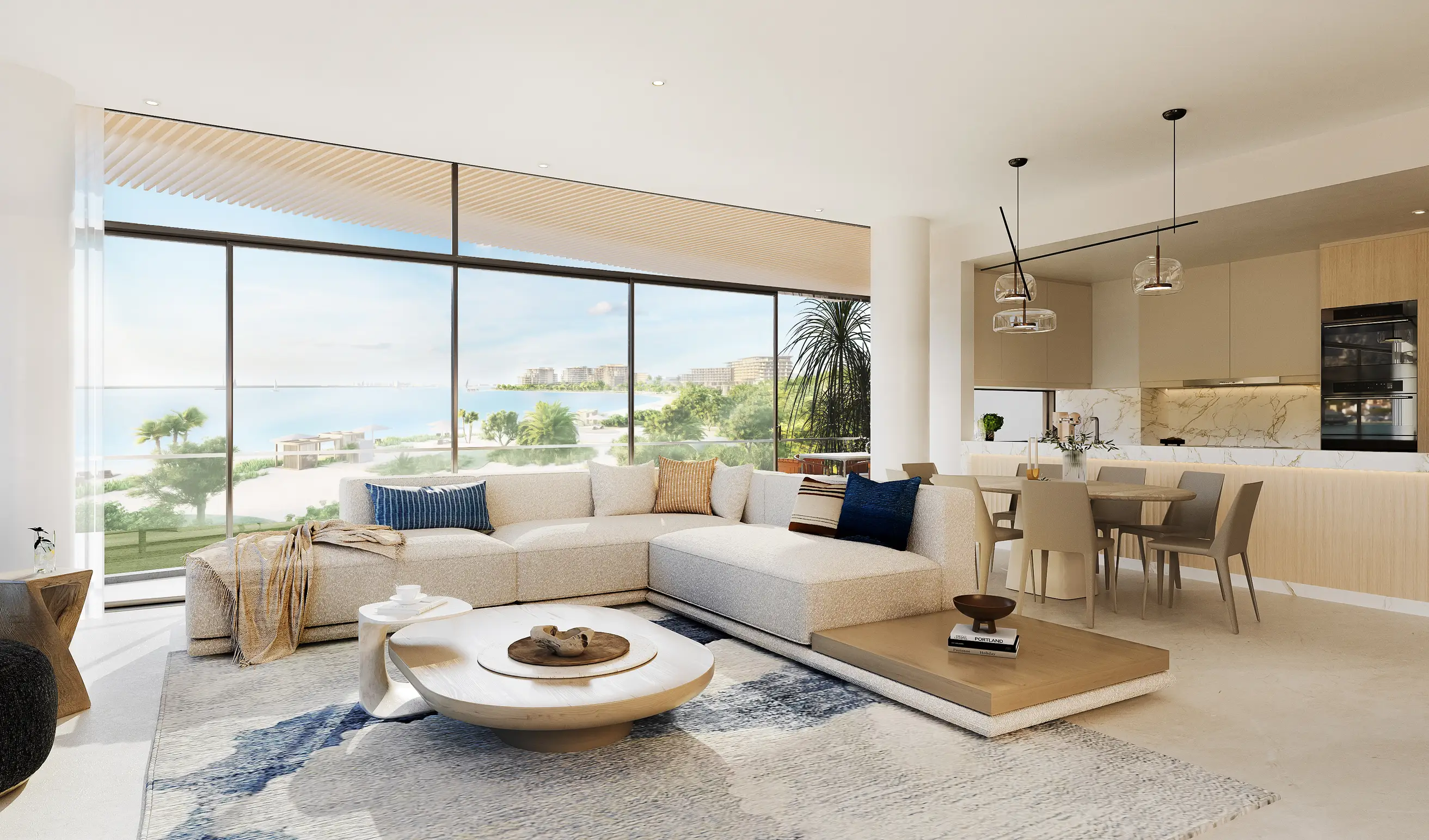 Bay Residences Dubai Islands - Living Room Interior | Nakheel Properties
