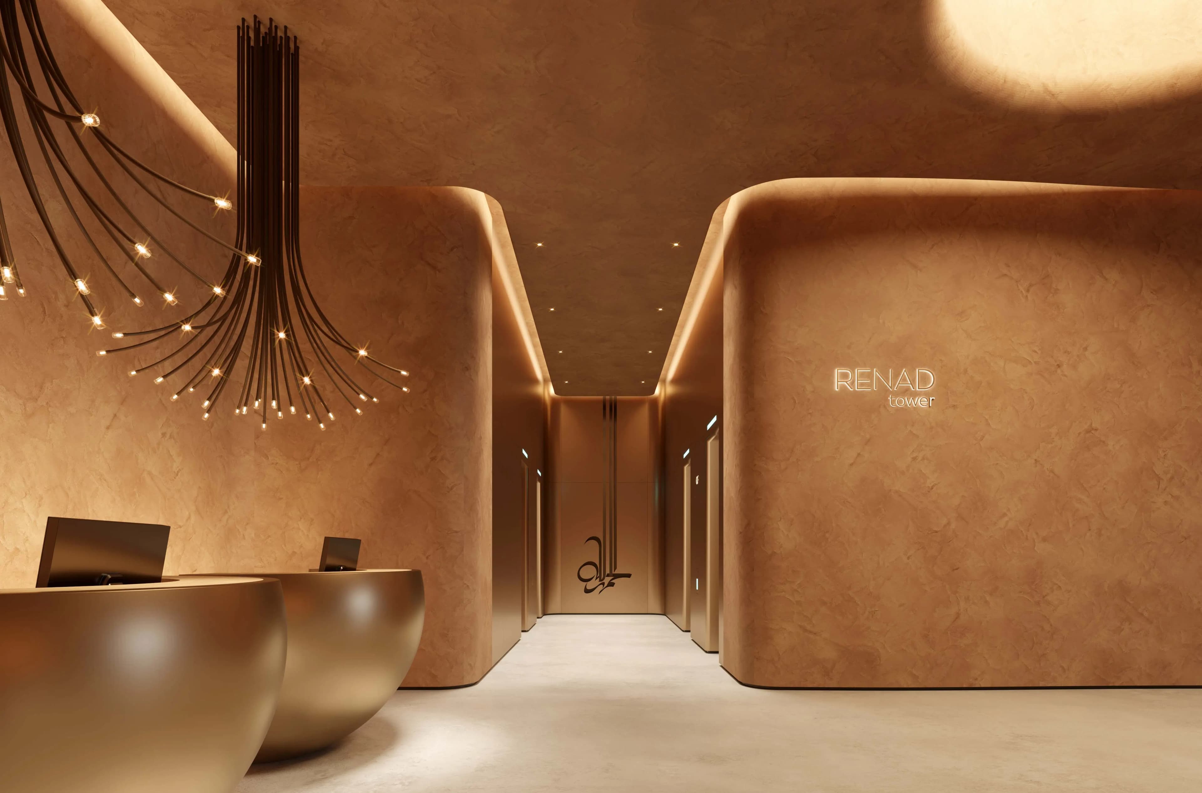 Renad Tower - Lobby Interior | Tiger Group